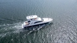 60 ft sea Rey fly bridge.  boat photo