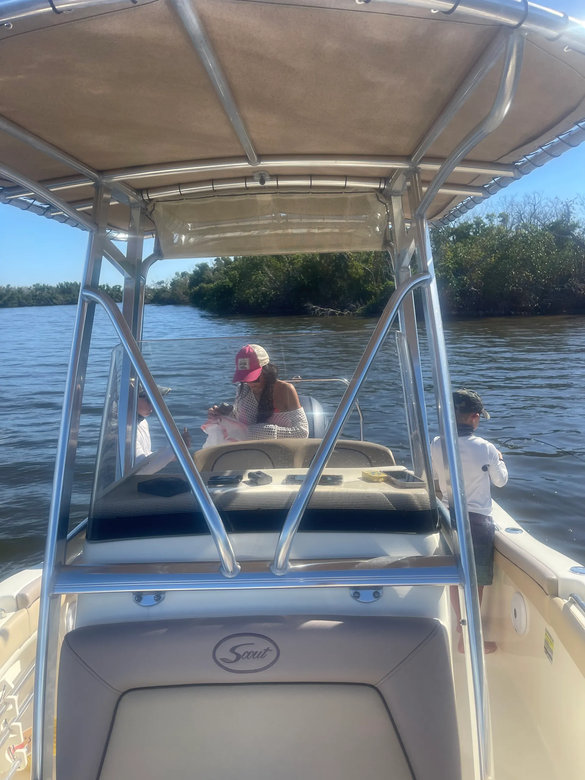 2016 Scout XSF w/150 Yamaha in the heart of Matlacha and Pine Island