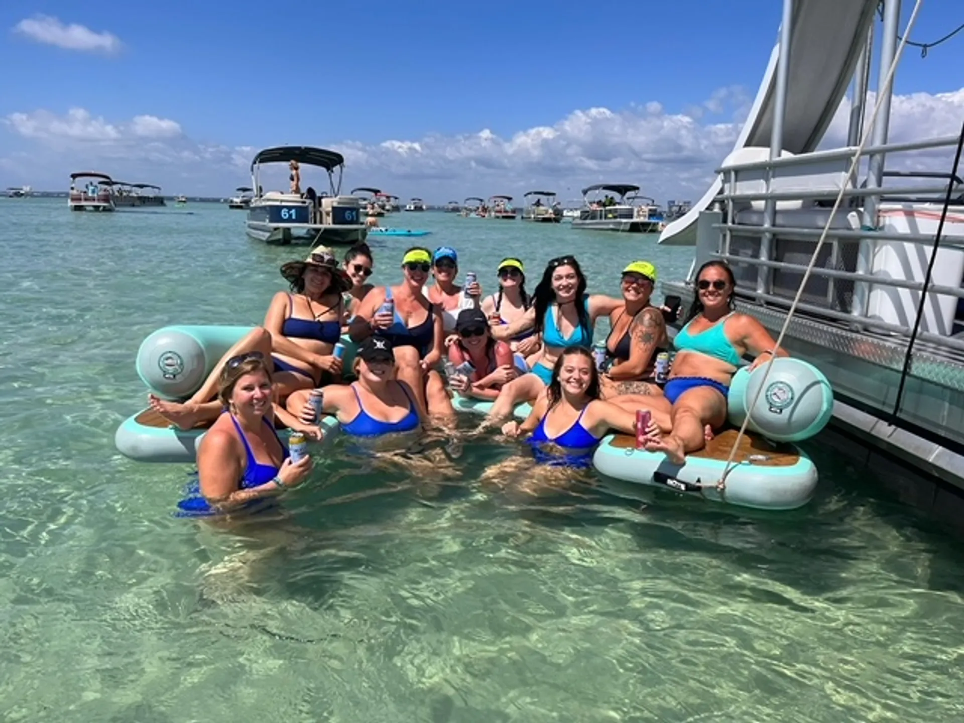 30’ X 10’ Double Decker Tritoon! Crab Island/Destin