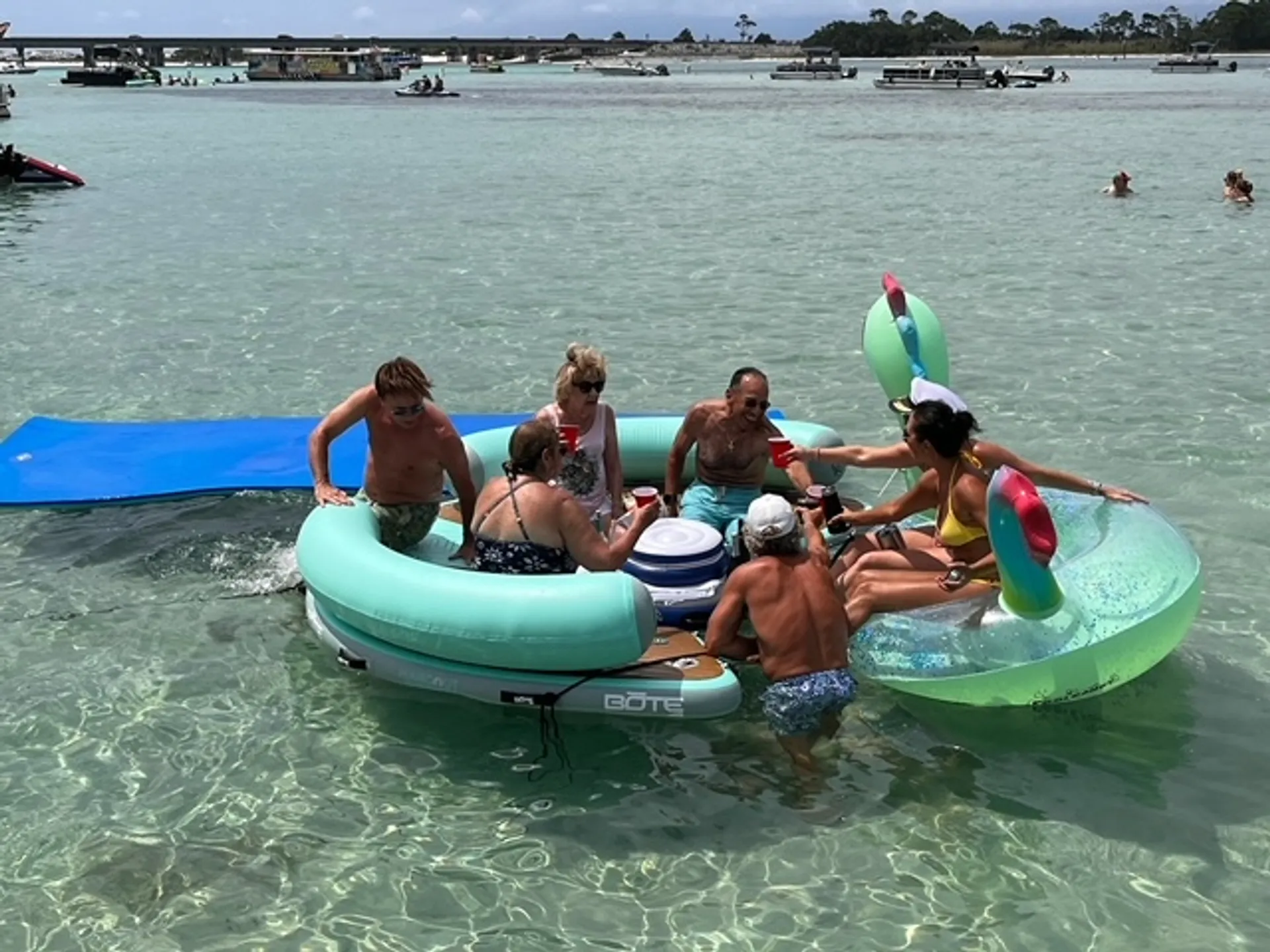 30’ X 10’ Double Decker Tritoon! Crab Island/Destin