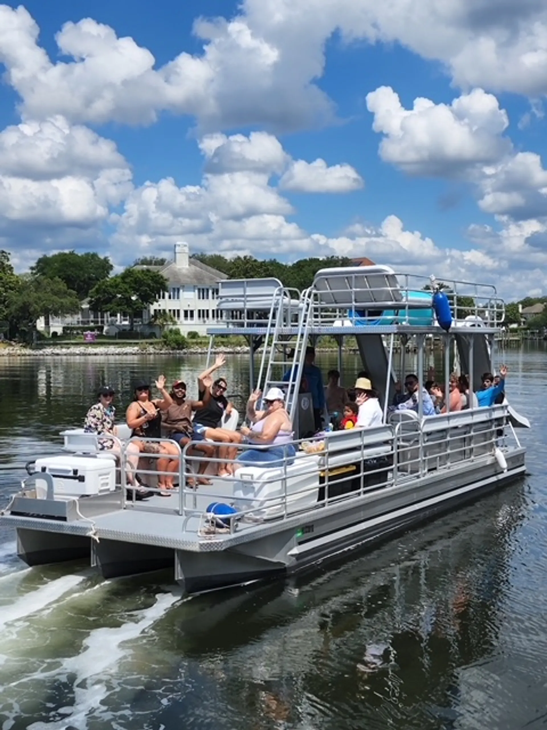 30’ X 10’ Double Decker Tritoon! Crab Island/Destin