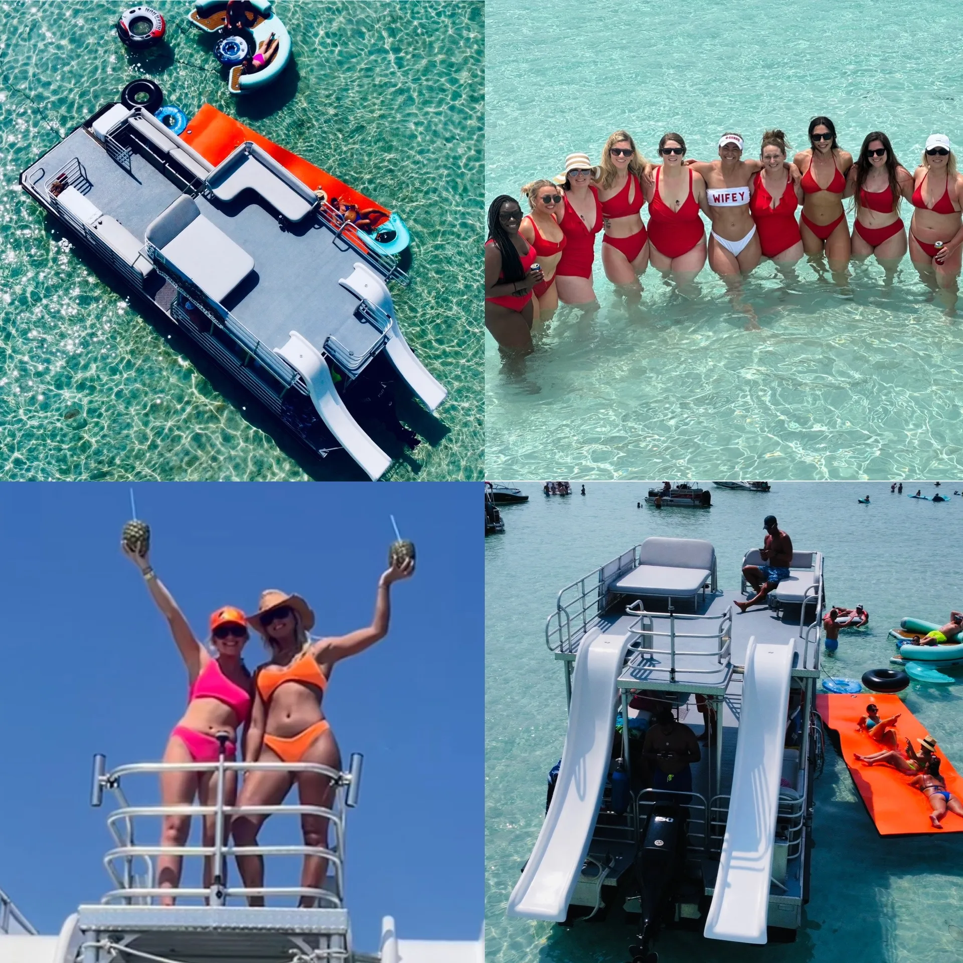 30’ X 10’ Double Decker Tritoon! Crab Island/Destin