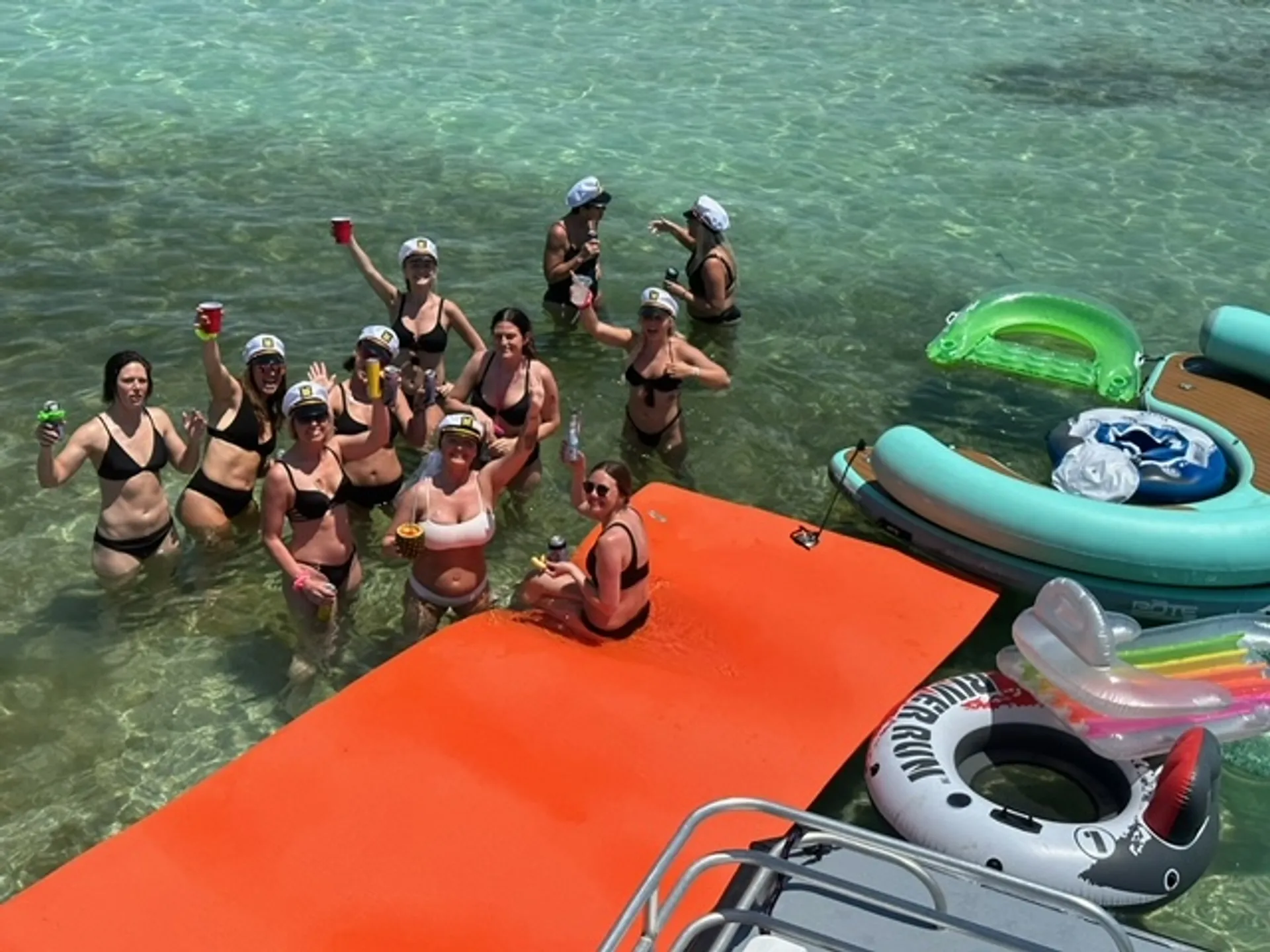 30’ X 10’ Double Decker Tritoon! Crab Island/Destin