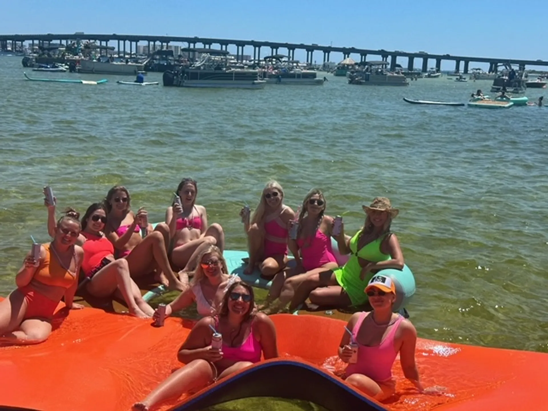 30’ X 10’ Double Decker Tritoon! Crab Island/Destin