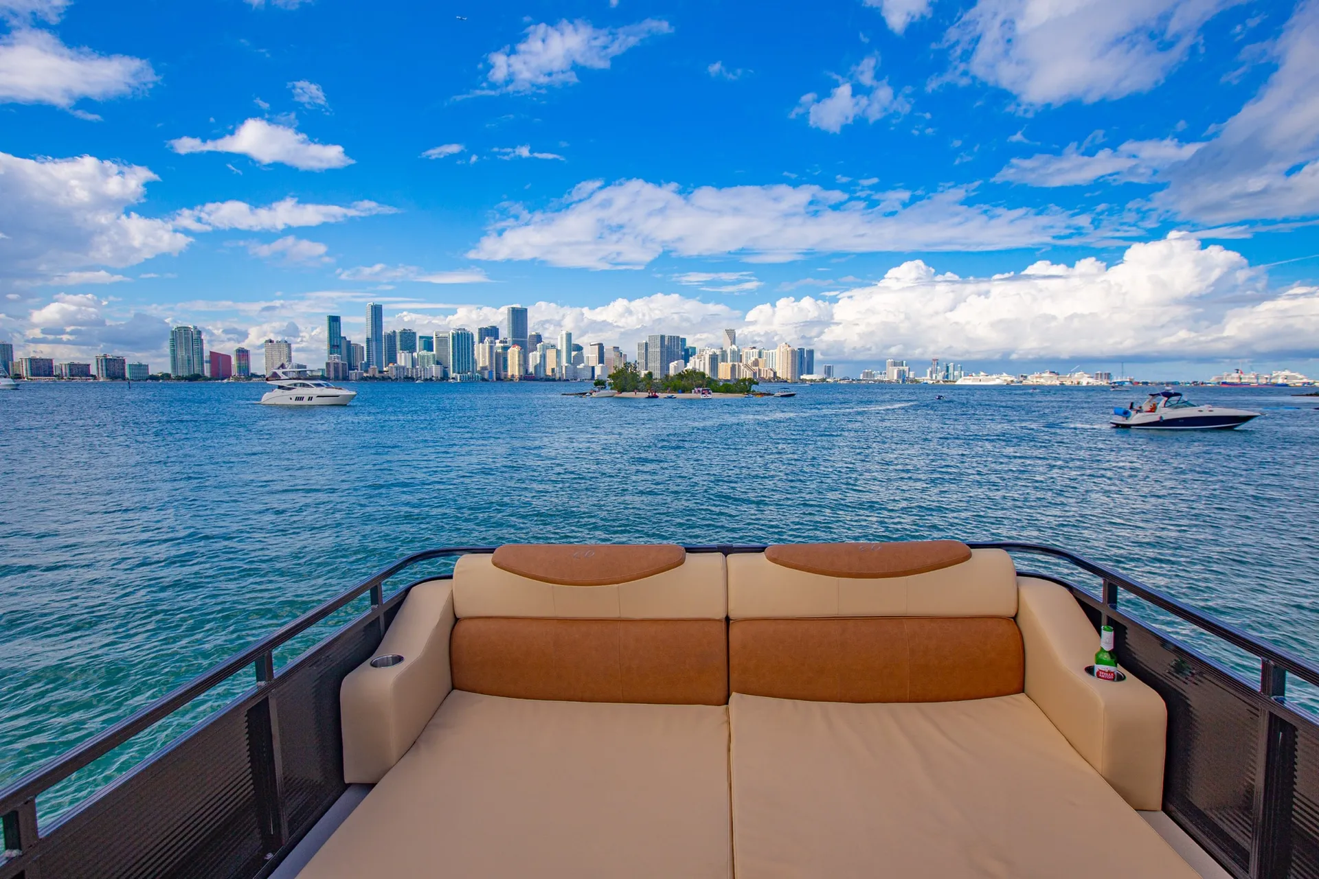 We Have Three27ft Double Deck Tritoons with Slide and Upperdeck Lounge