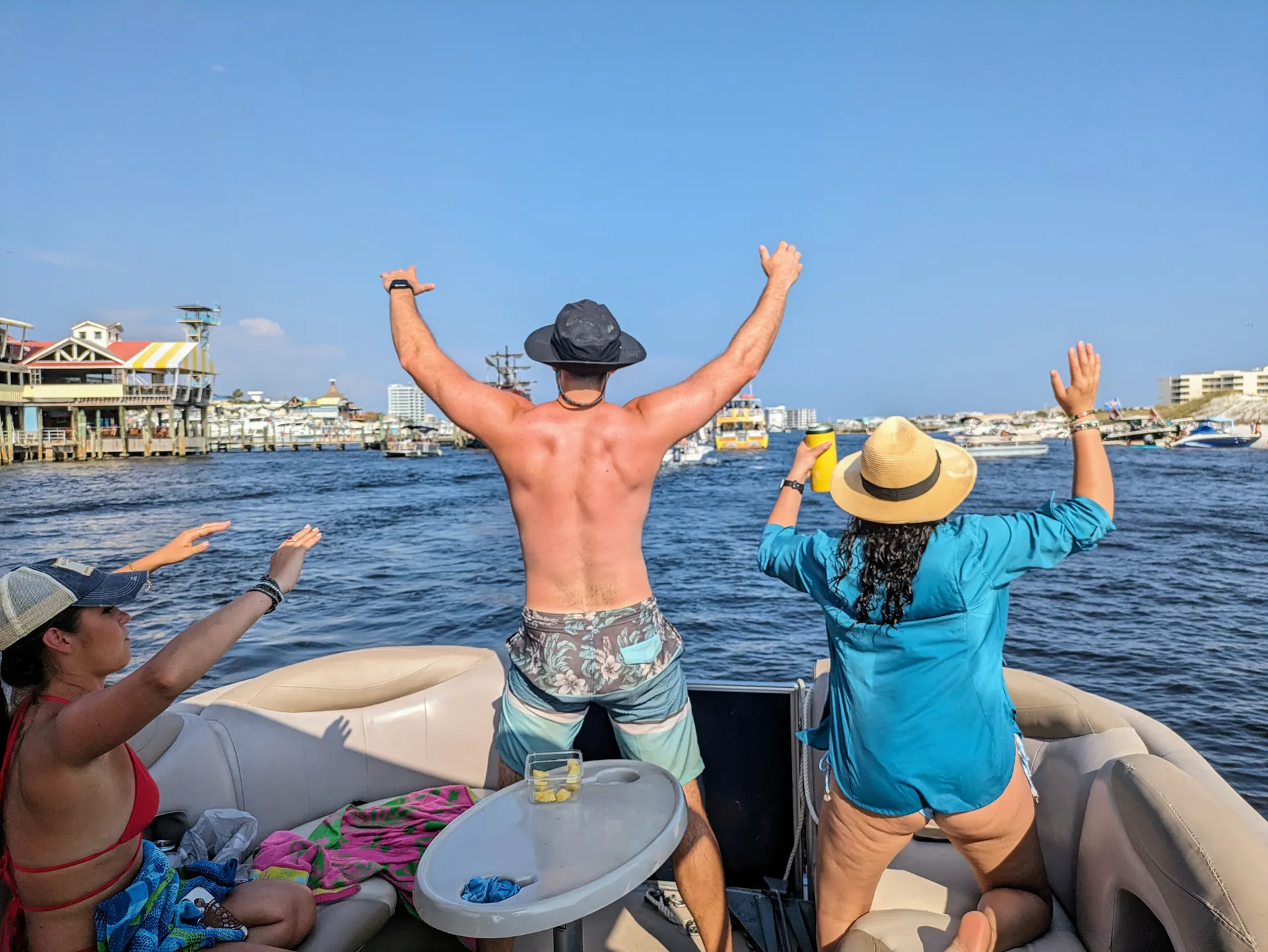 Captained Charter Pontoon Rental