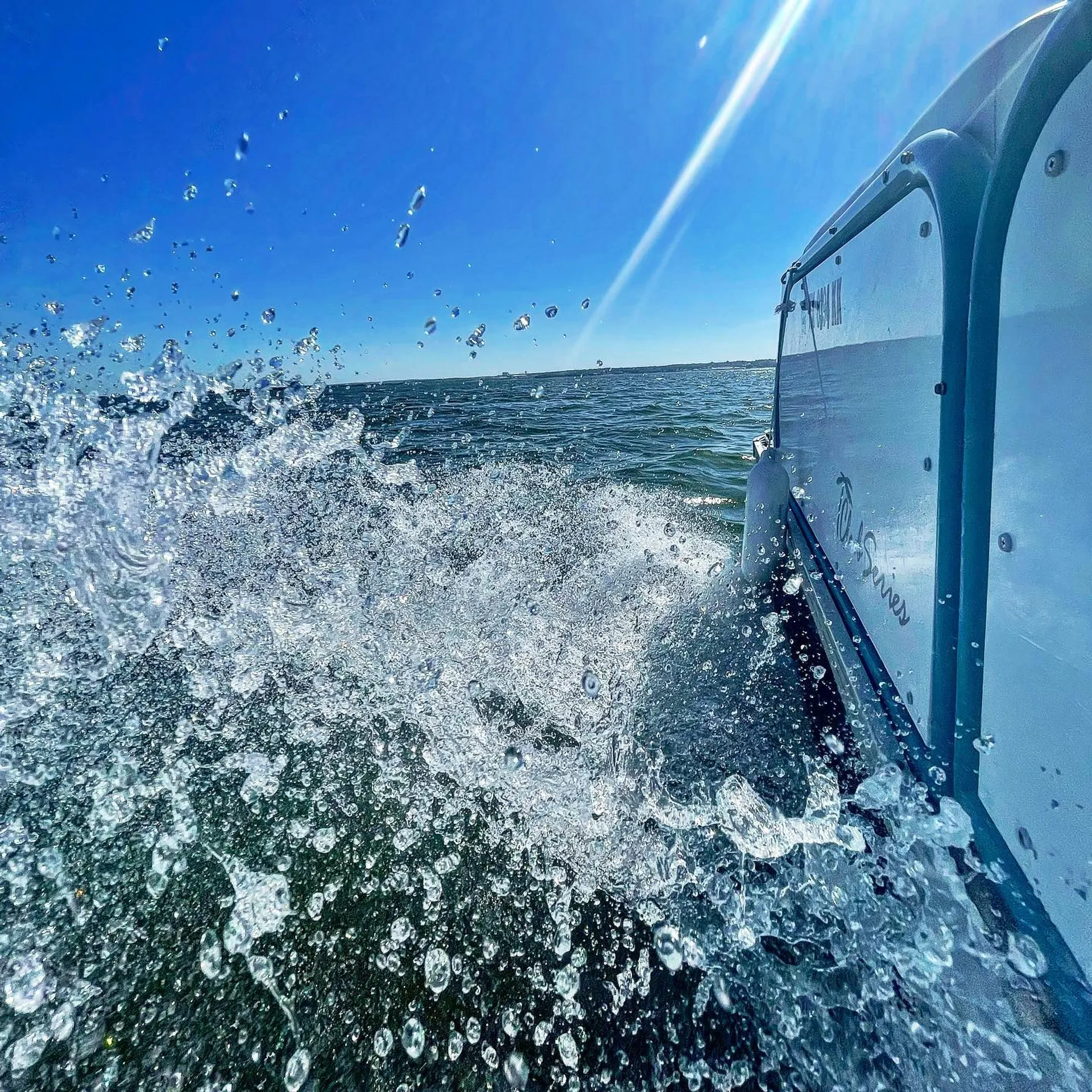 Perfect boat for parties, tanning, family outings, and more! Cove