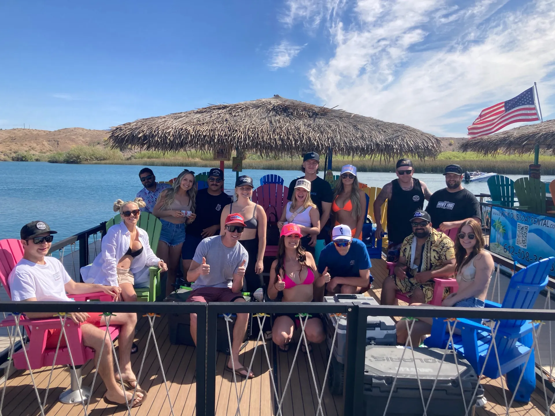 TikiToons Party Pontoon Ideal for larger groups