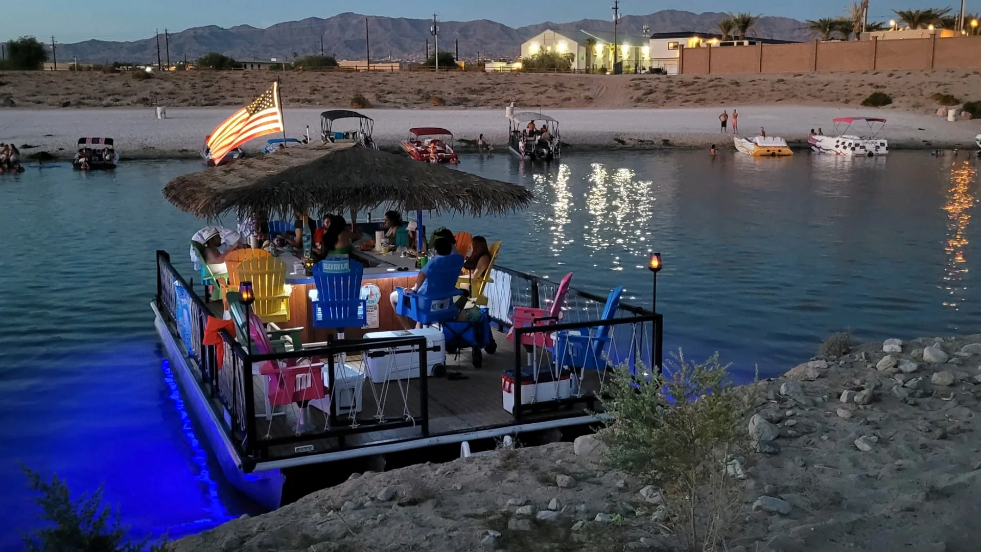 TikiToons Party Pontoon Ideal for larger groups