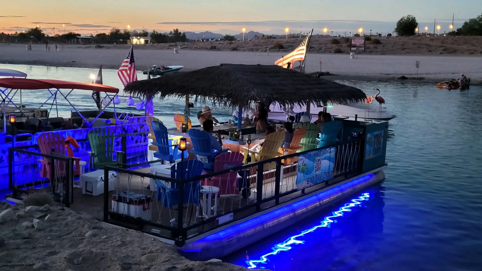 TikiToons Party Pontoon Ideal for larger groups