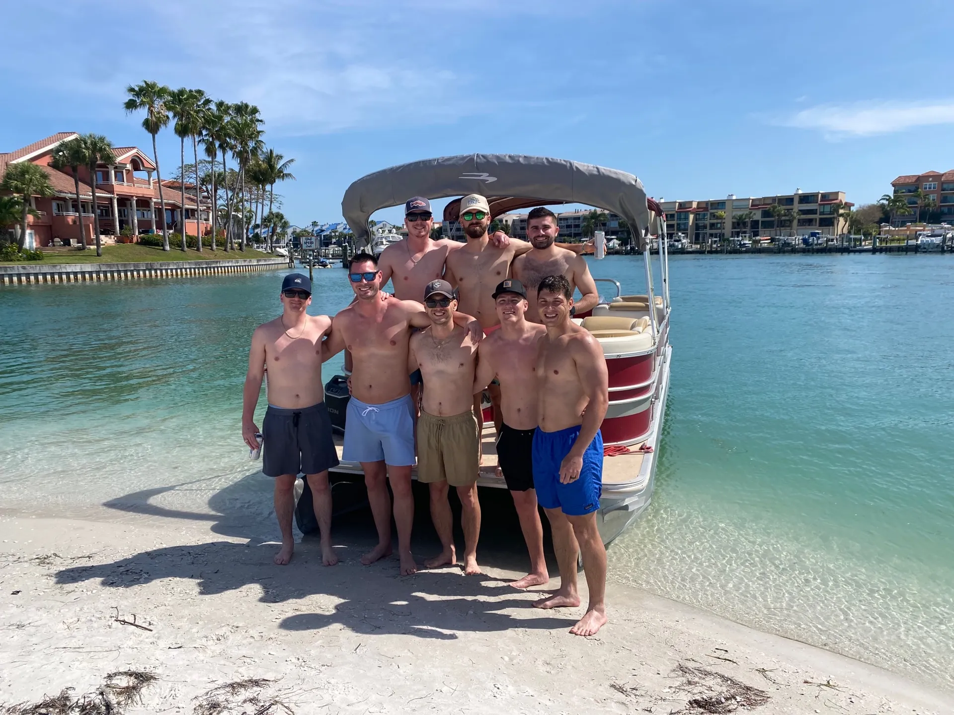 Flexible pickup locations.  up to 11 passengers John’s pass-shell key 