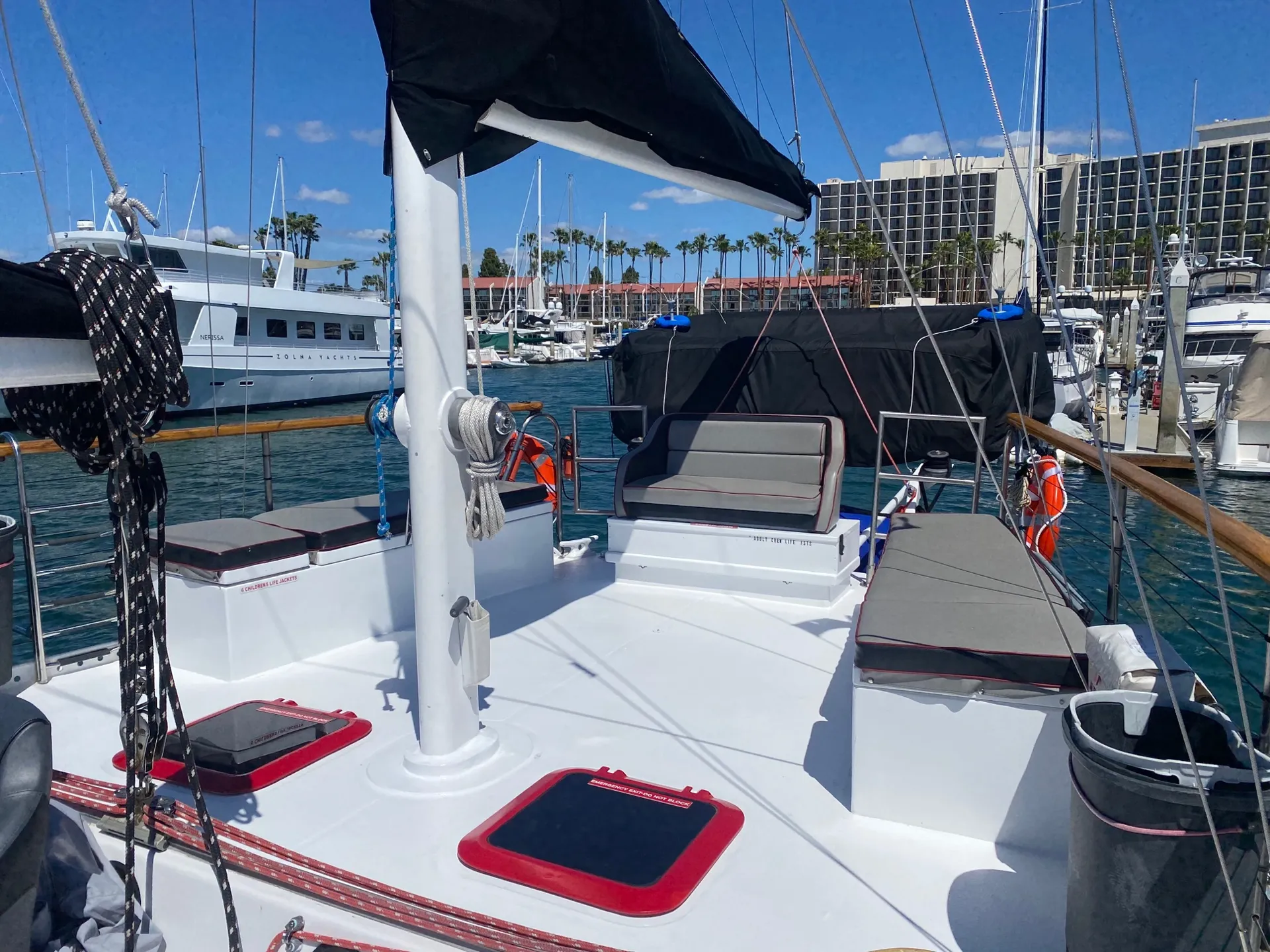 60’ Sailing Yacht Romancing The Wind, up to 35 guests!  