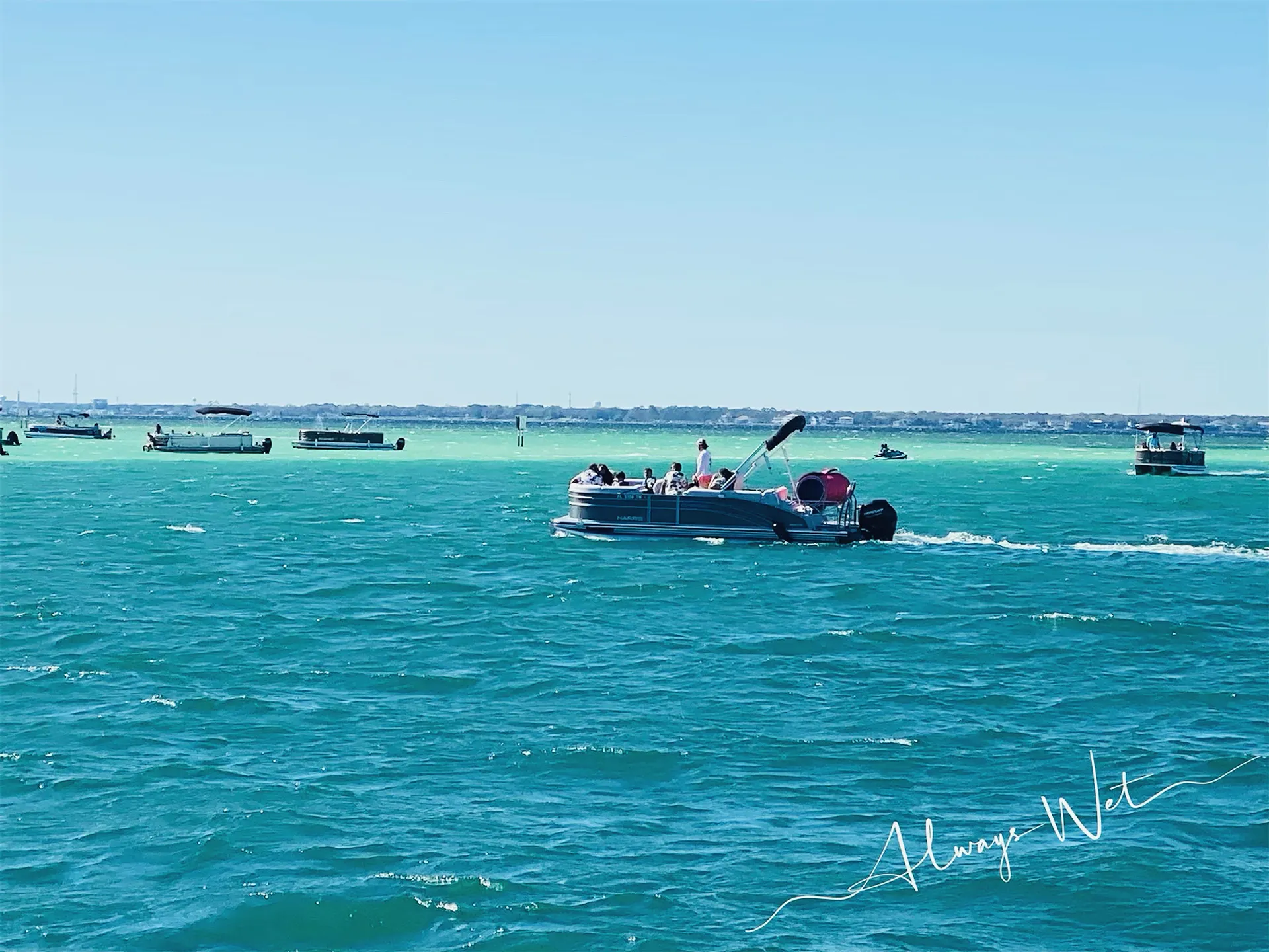 Always Wet Brand New Pontoon Boat in Destin, Florida