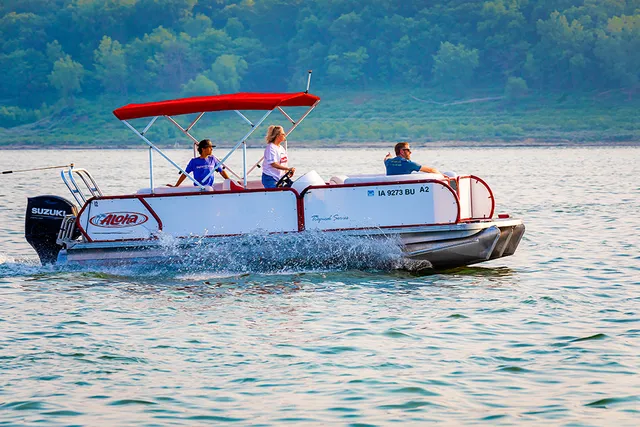 Rent a Aloha 22 Tritoon pontoon in Polk City, IA near me