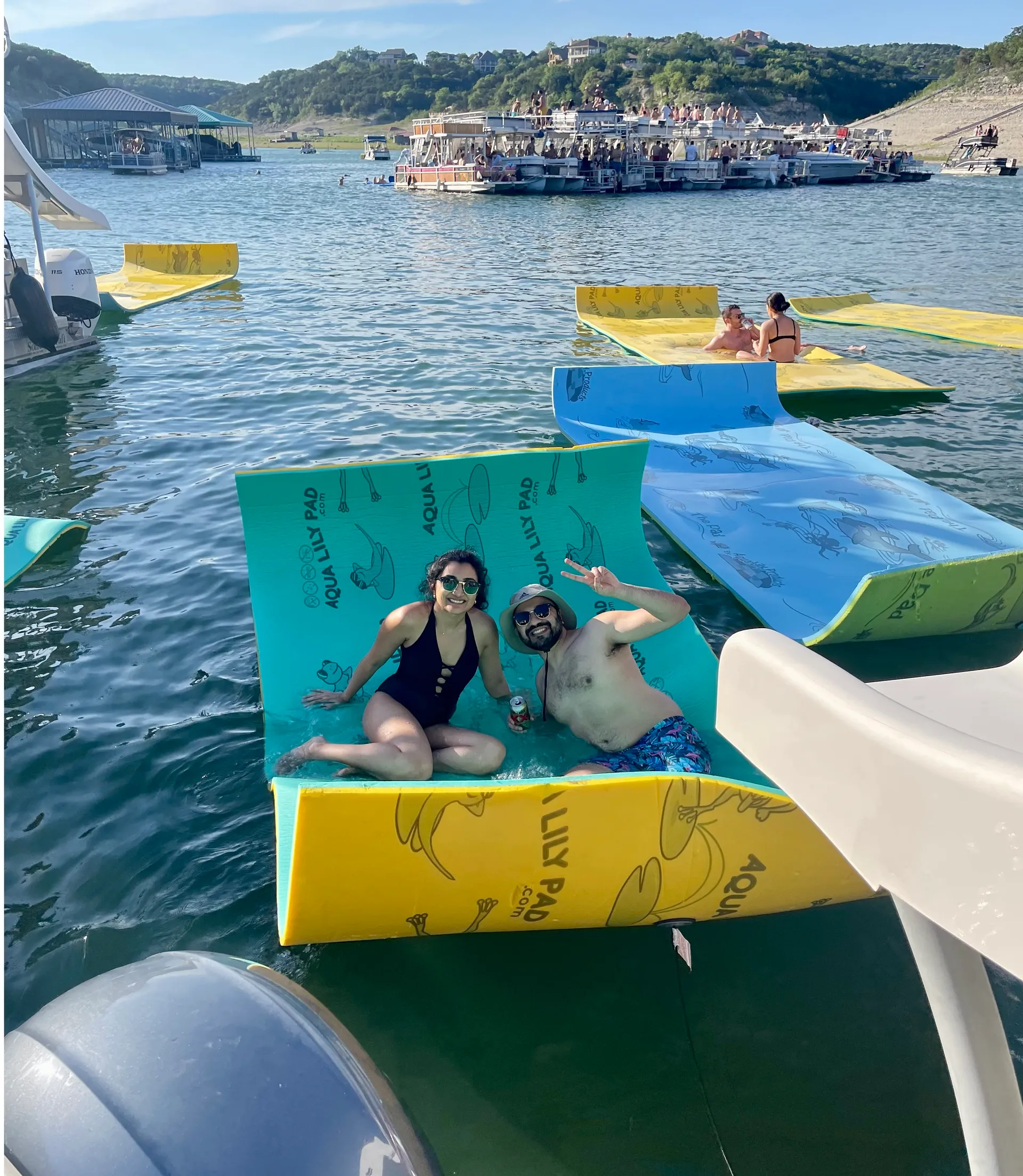 Double Decker Pontoon w/ **SLIDE** on LAKE TRAVIS