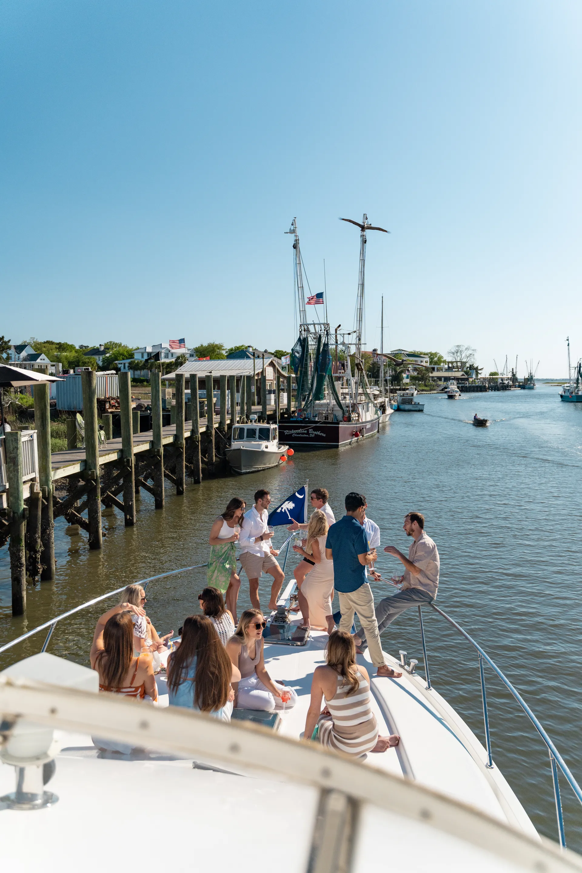 Beautiful 60 ft. Motor Yacht based in the Charleston Harbor!