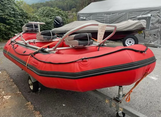 Rent a Bris 13ft Raft inflatable outboard in Sylva, NC near me