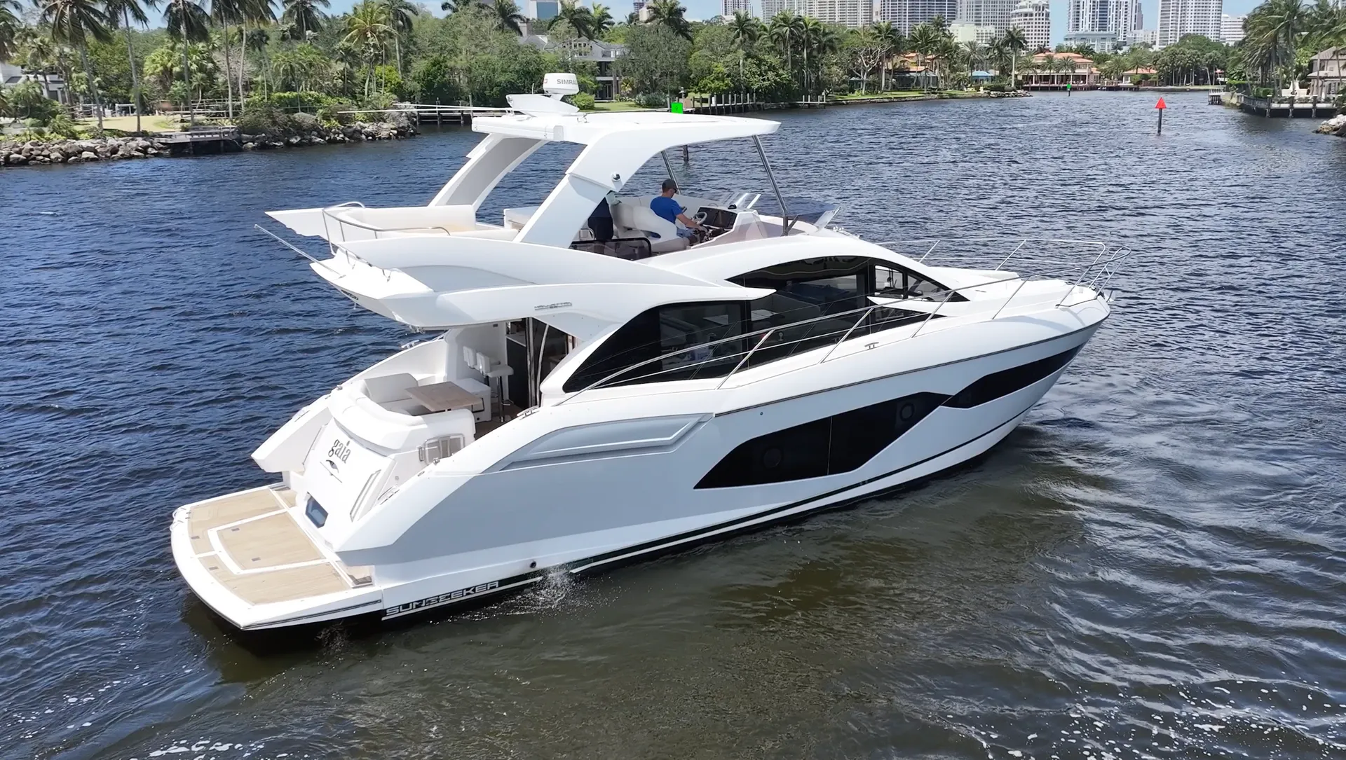 56 ft Luxury Sun seeker Flybridge Party Yacht