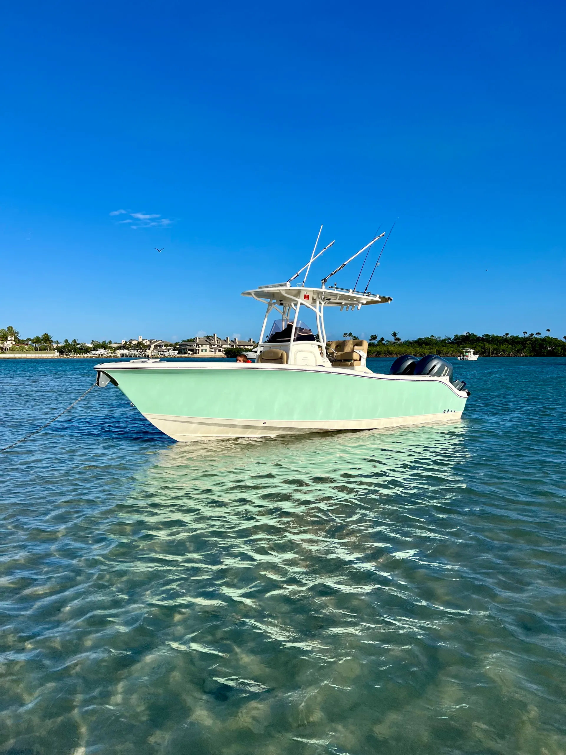 25' Twin Engine Center Console - Perfect for Sandbar or Fishing!