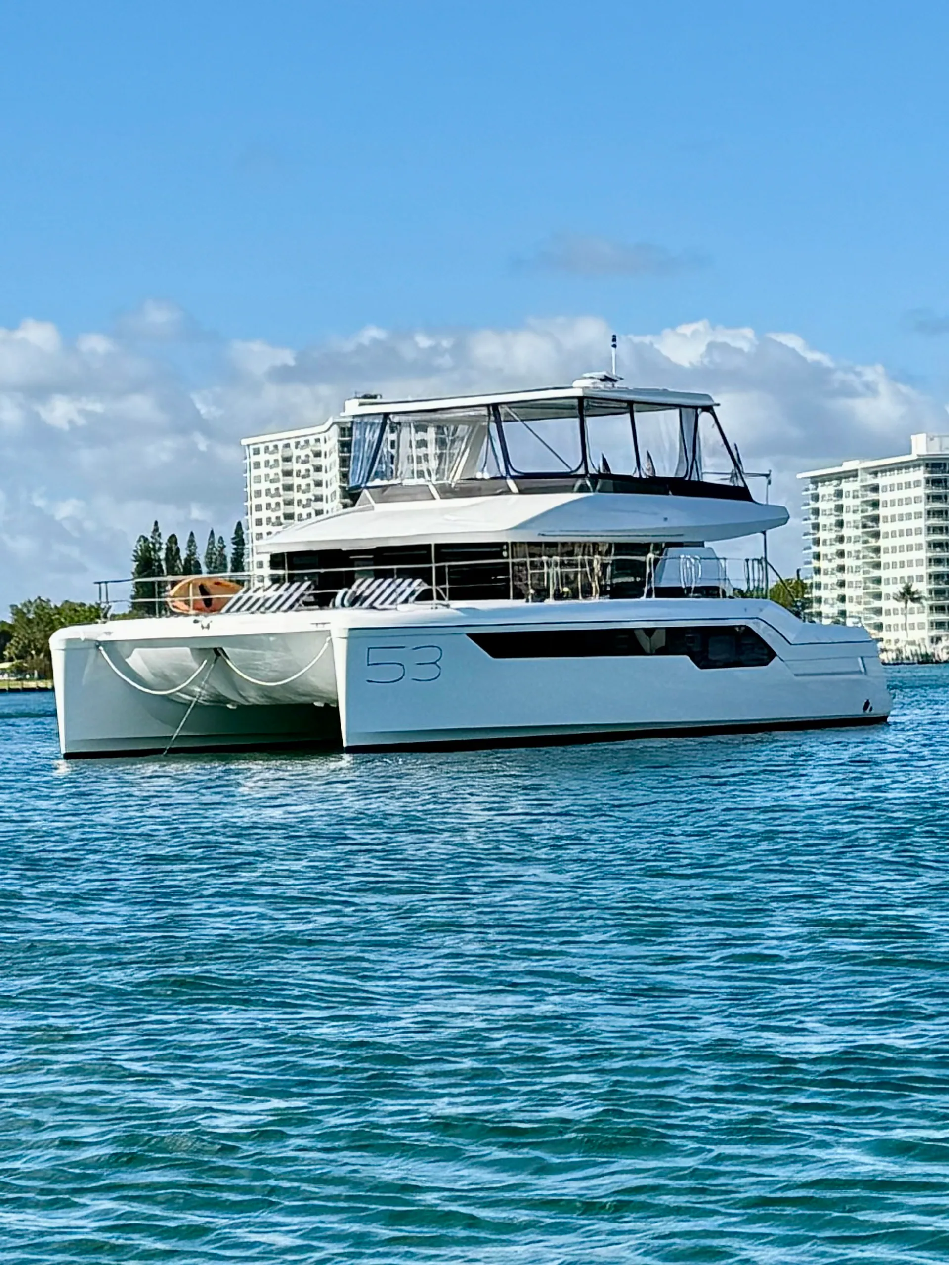 New Leopard 53 Foot Power Catamaran 