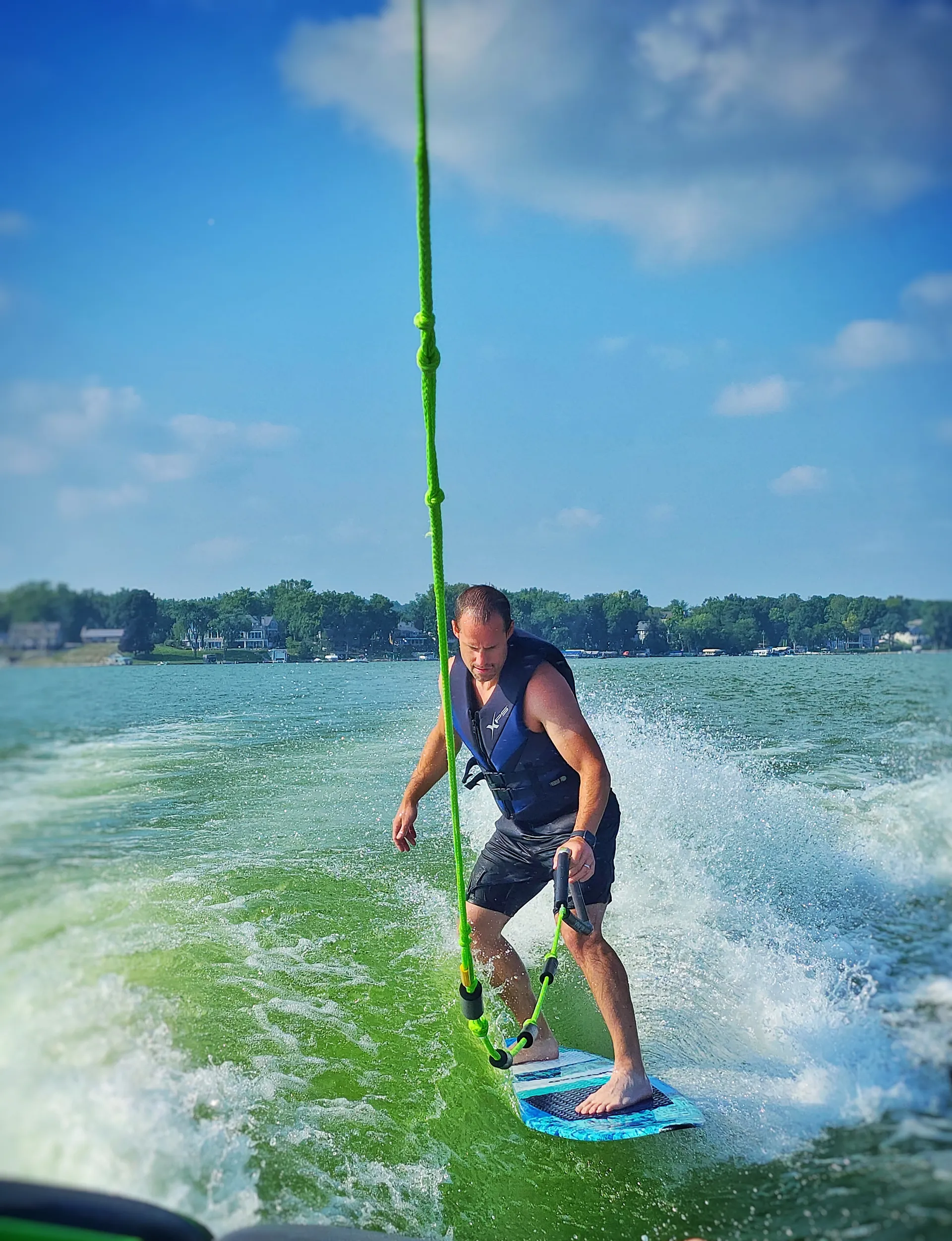 Experience Lake Country's GREEN GOBBLE'N: WI Surfing Action!