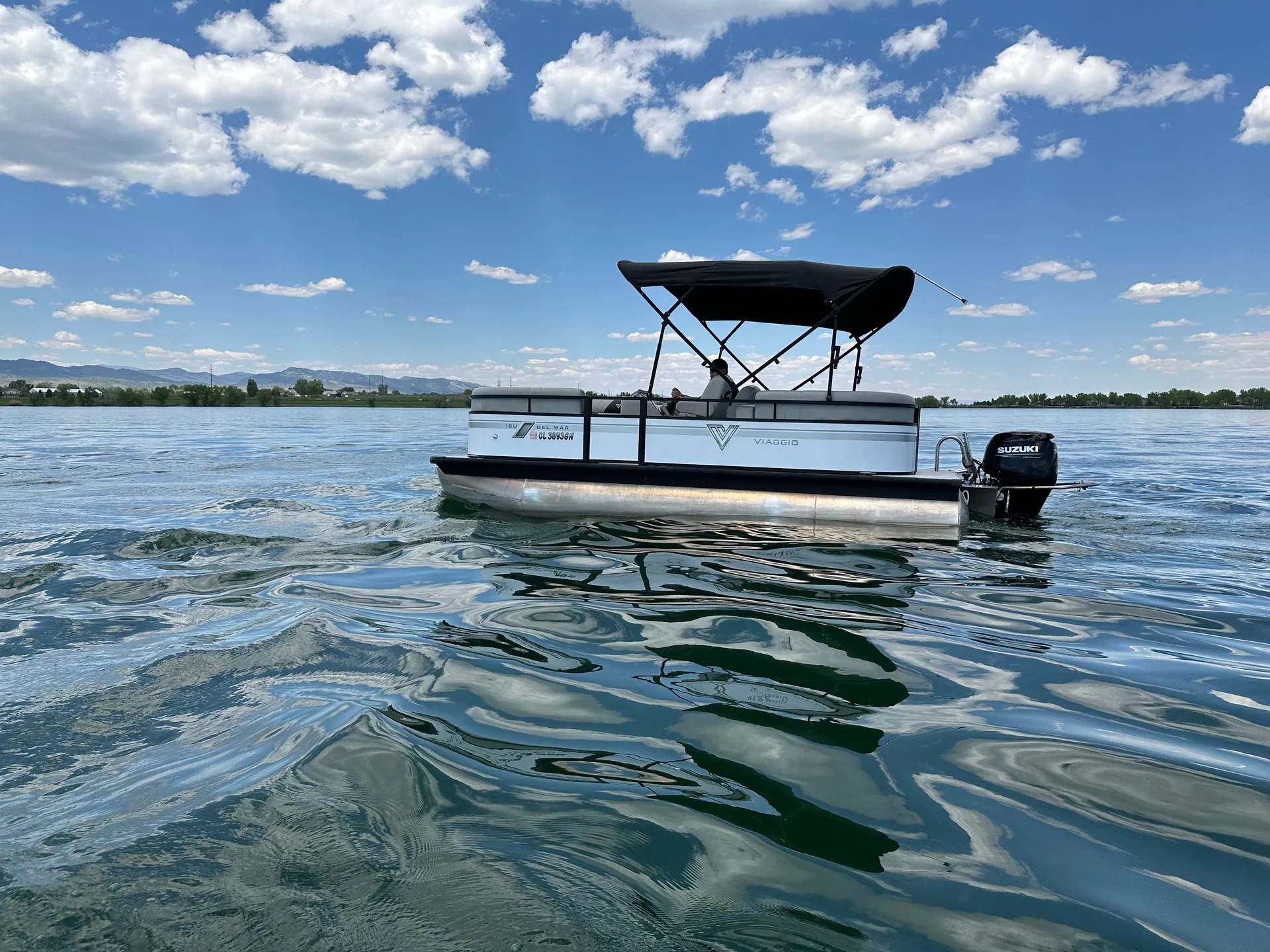 Pontoon Boat Viaggio Del Mar 18U Rental