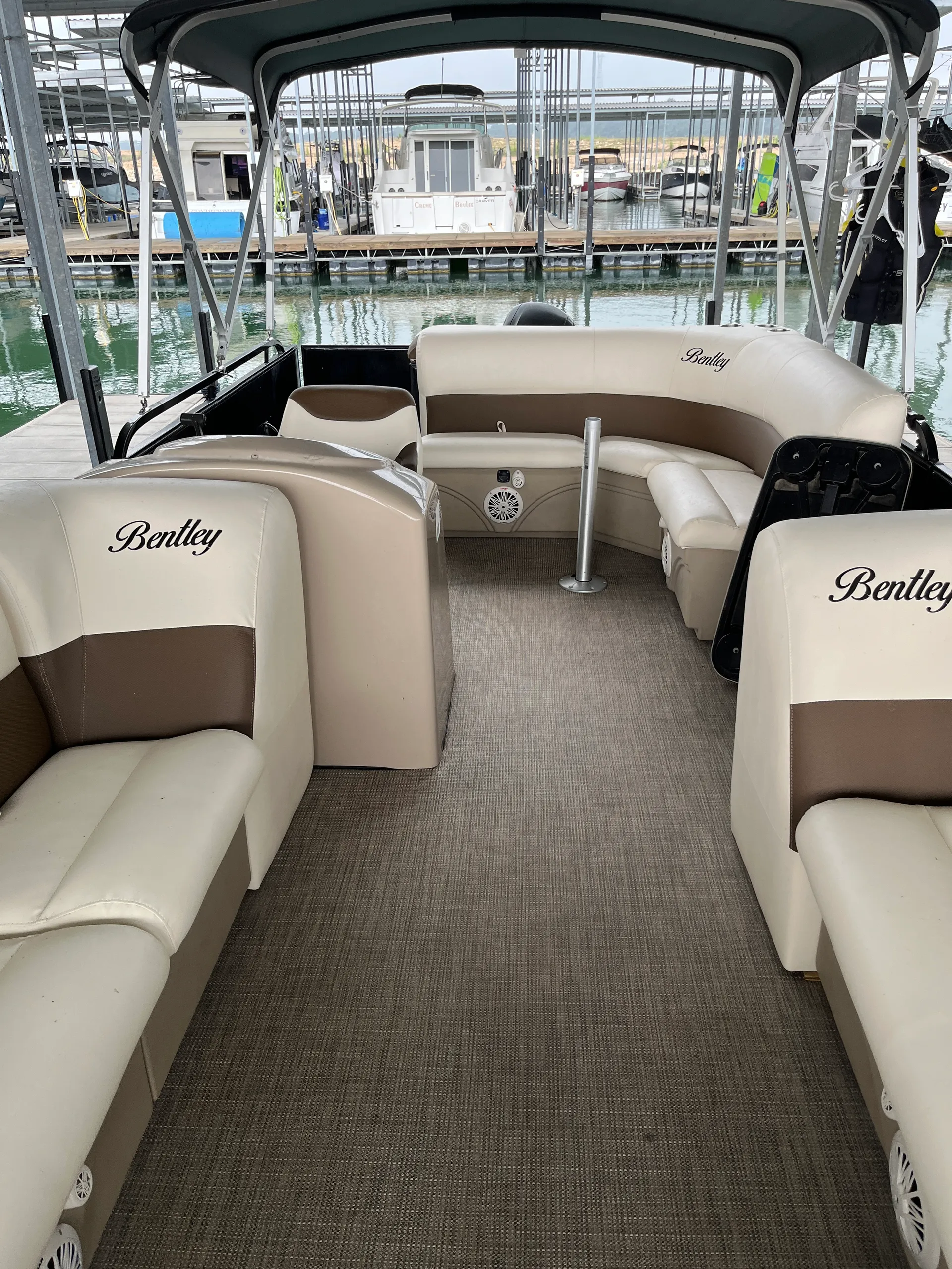 Luxury Bentley Black Pontoon for 15 passengers 