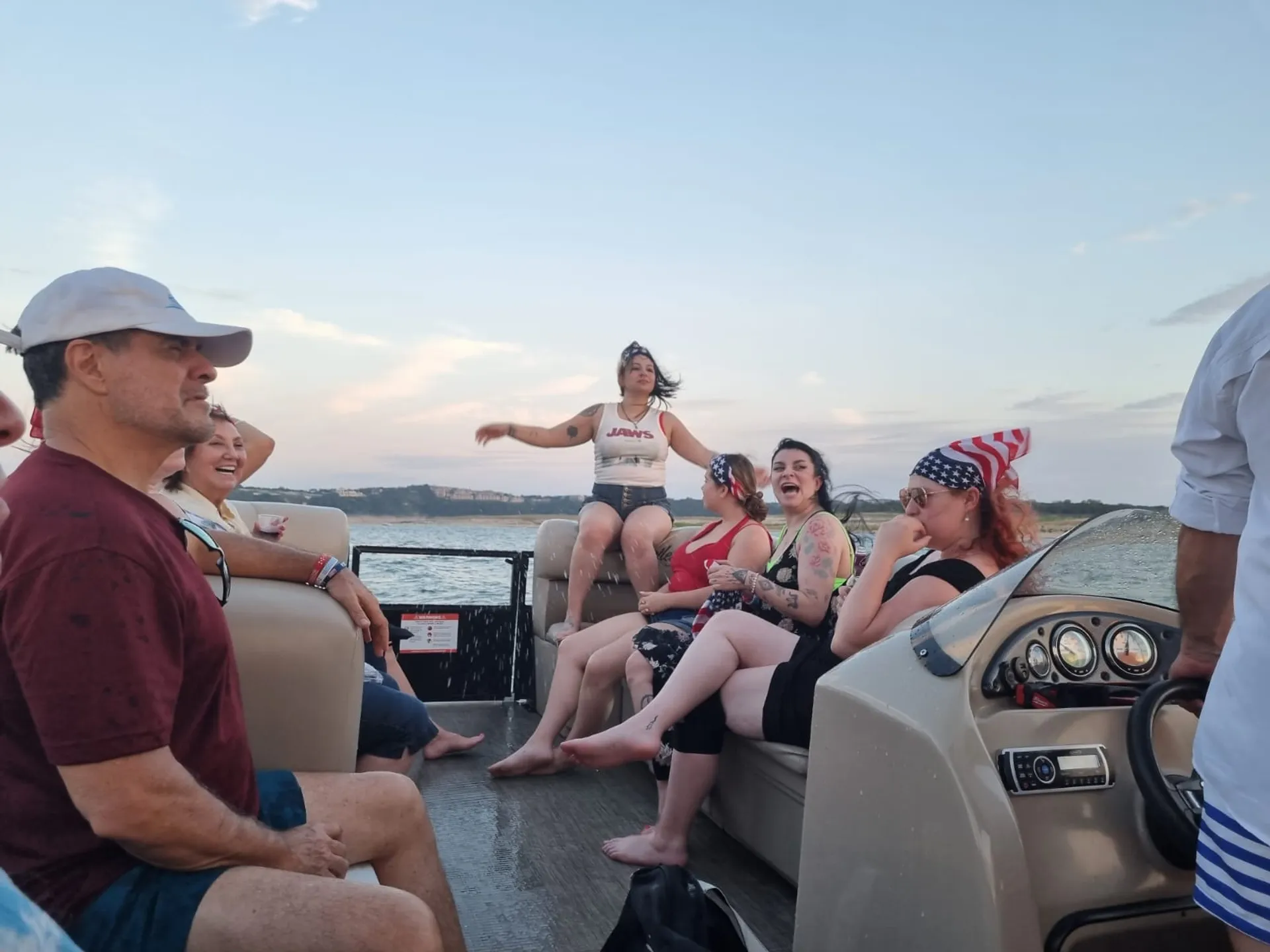 Luxury Bentley Black Pontoon for 15 passengers 