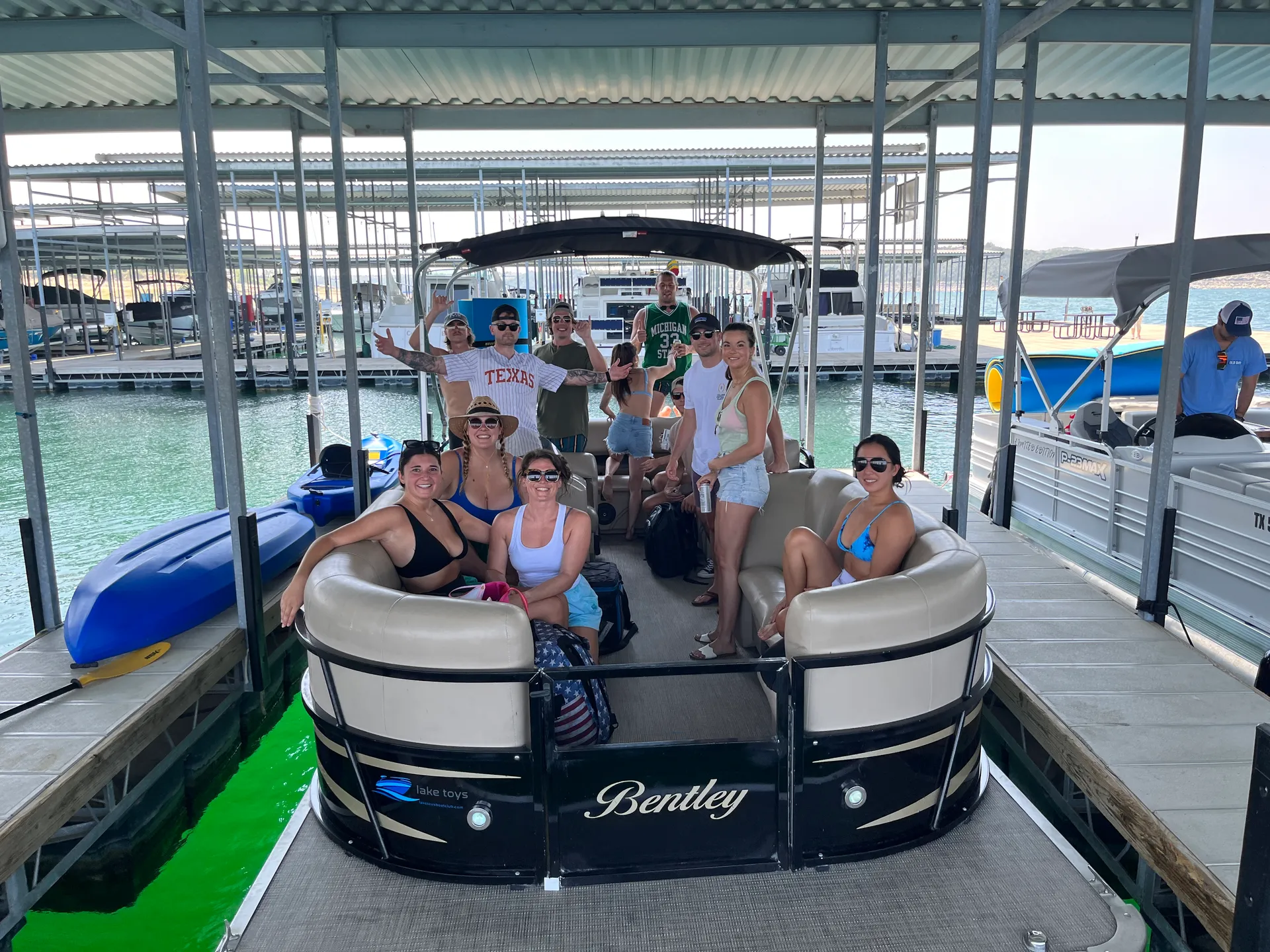 Luxury Bentley Black Pontoon for 15 passengers 