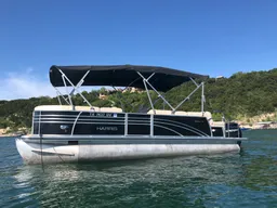 Immaculate Captained Harris Tritoon for 8 Guests on Lake Travis    boat photo