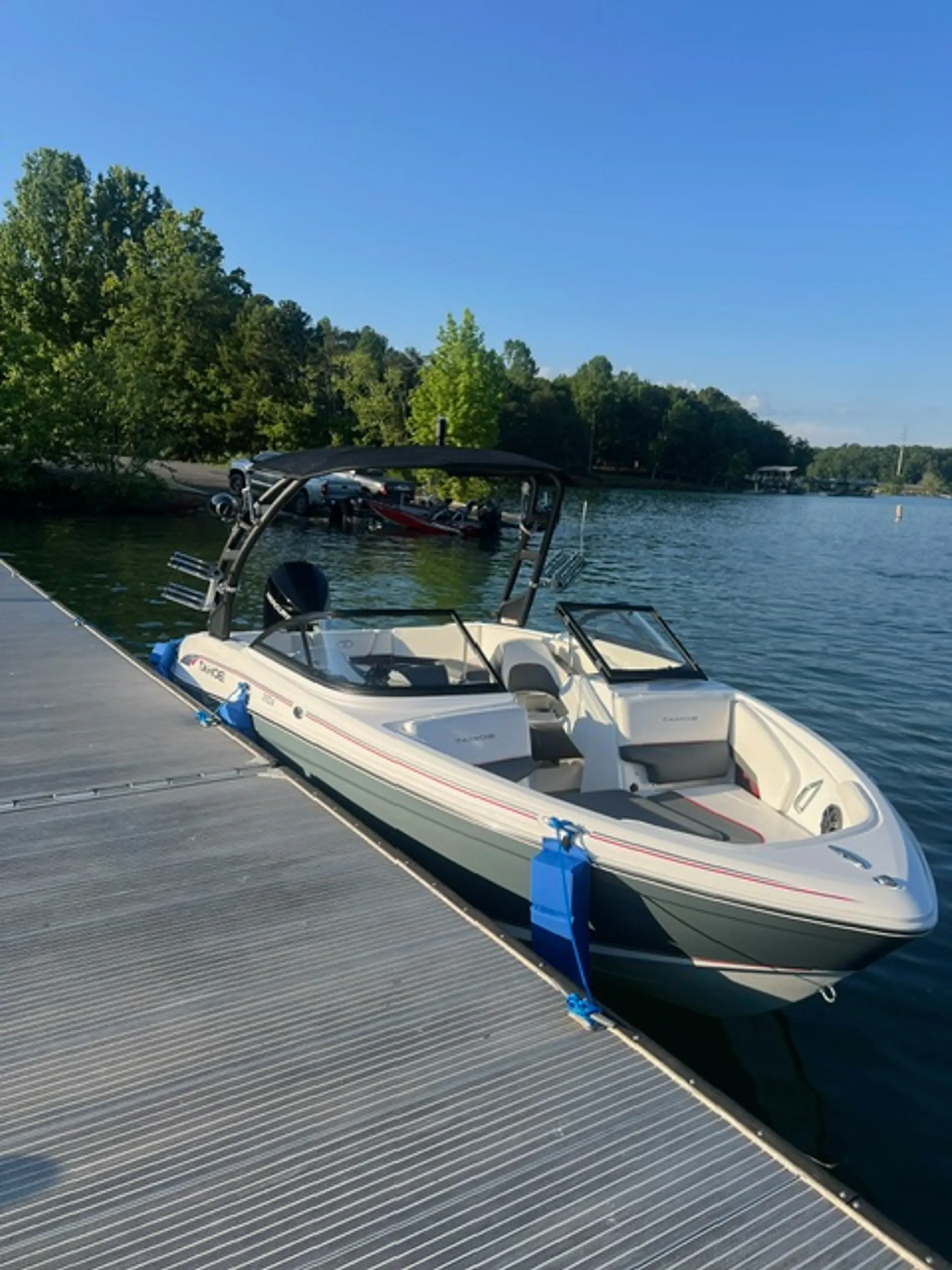 2024 Tahoe 210S for Lake Lanier, pickup at Charleston Park Boat Ramp