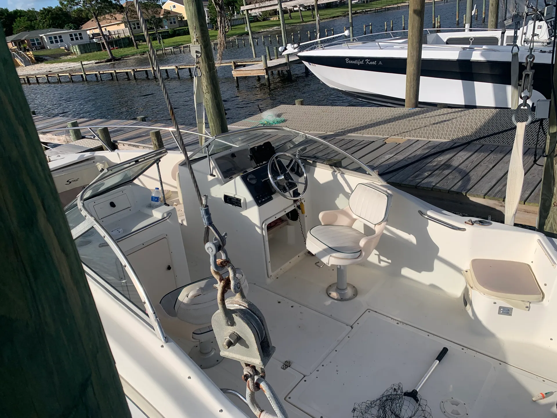 Dual console family open bow with livewell for fishing 