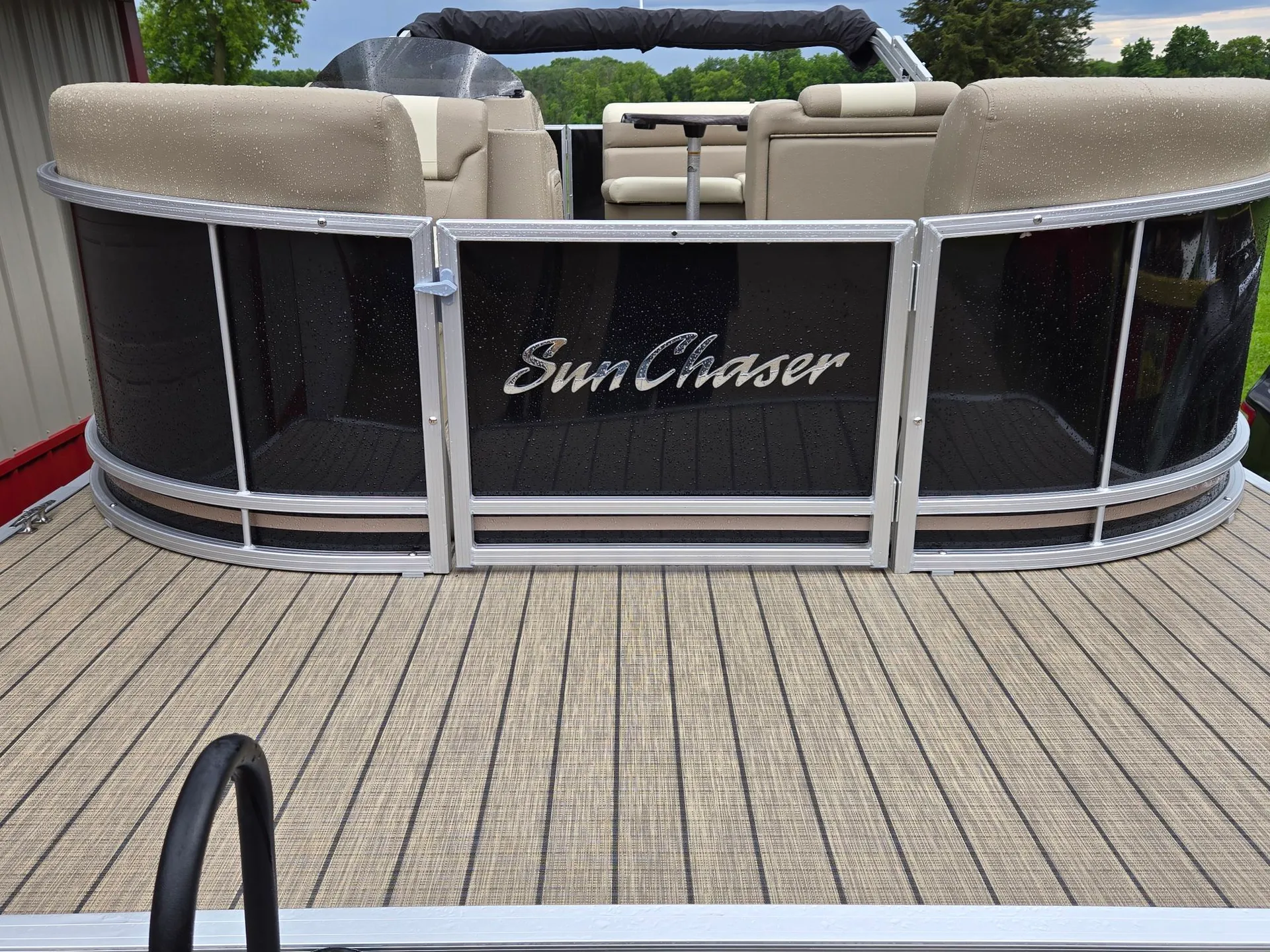2024 Sunchaser Geneva 22' Pontoon with 90hp outboard for rent