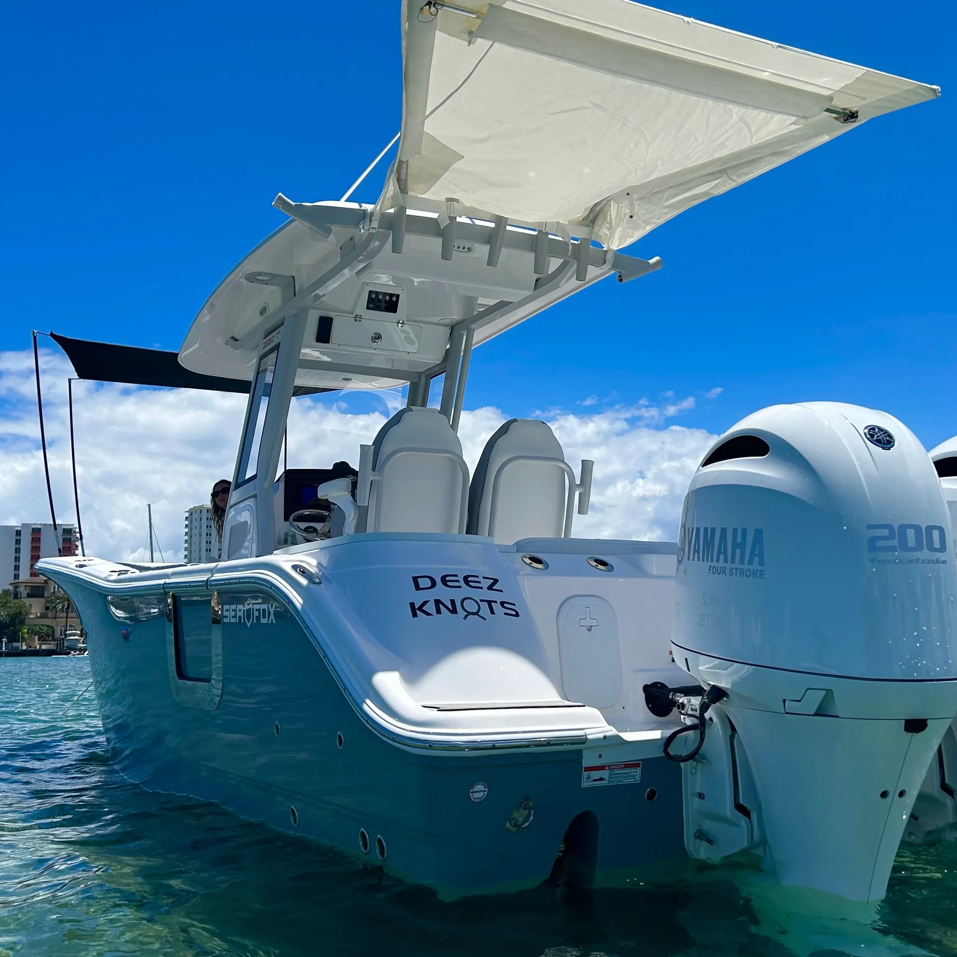 Sandbar, cruise or any occasion! Free gas and ice.