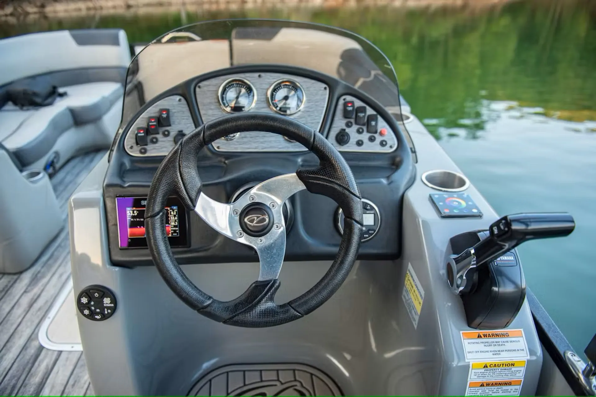 LUXURY BOAT RENTAL ON LAKE LANIER! LIKE NEW 200 HP TRI-TOON by VERANDA