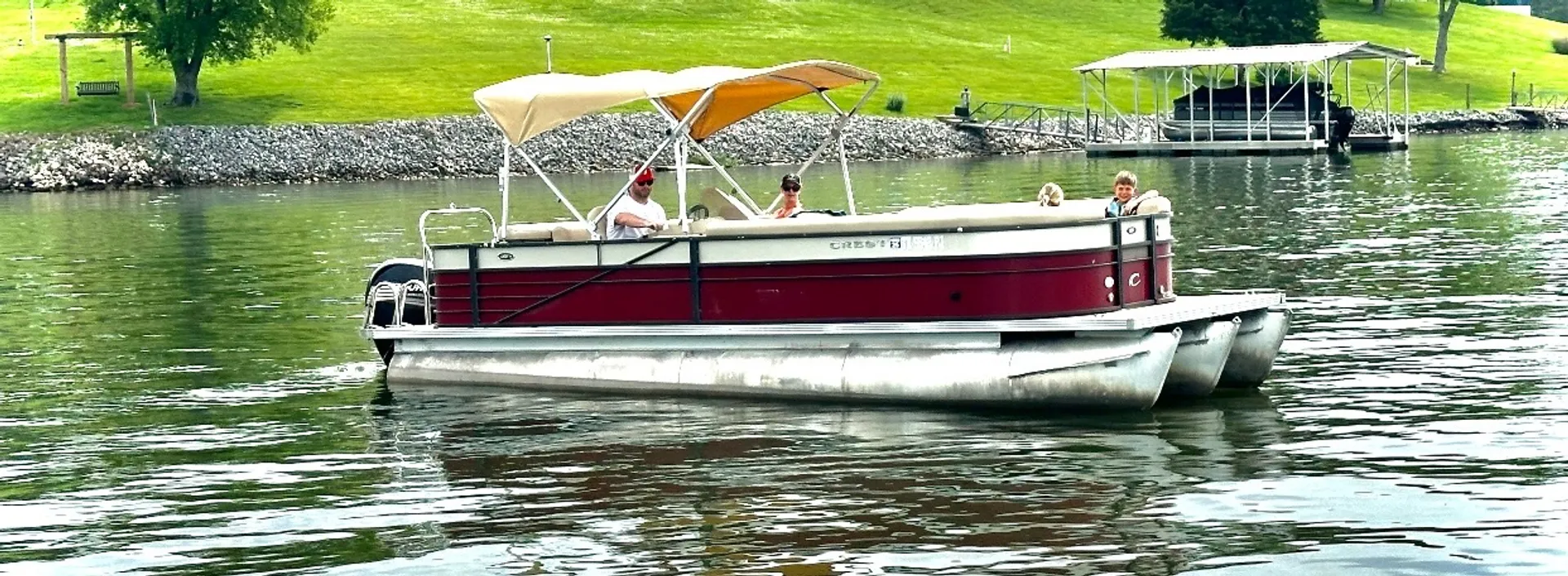CREST PONTOONS 250 CARIBBEAN SLC CP3 TRITOON in Hendersonville, TN — photo 3