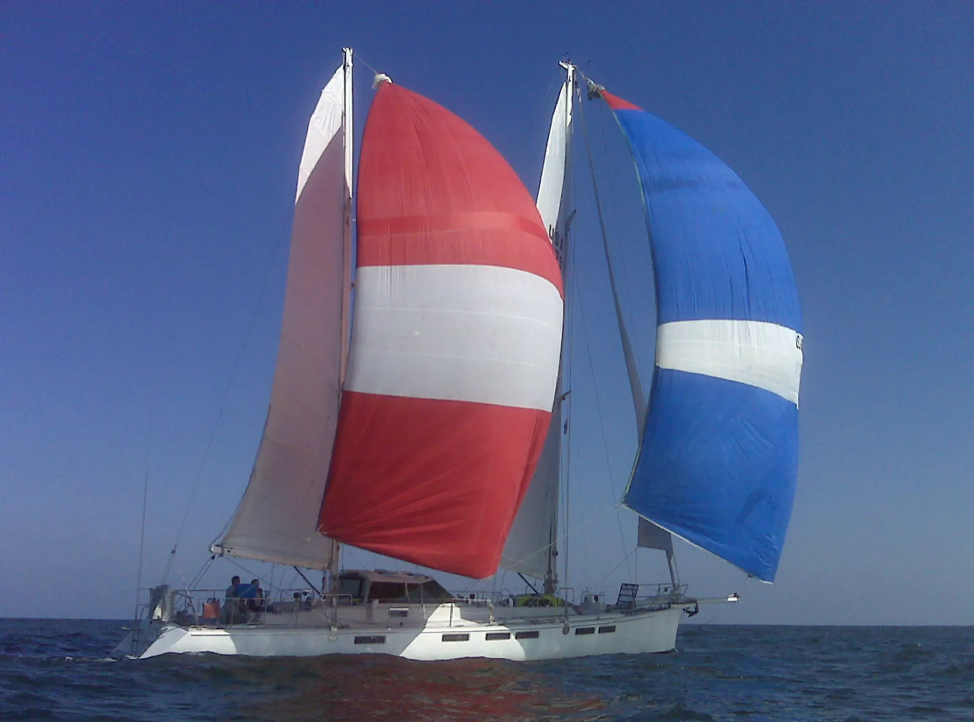 Day Sailing in New England is the best on our  sailing yacht ARTEMIS