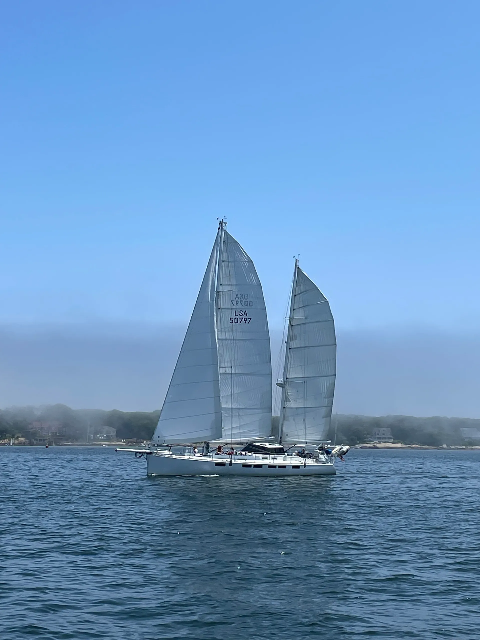 Day Sailing in New England is the best on our  sailing yacht ARTEMIS