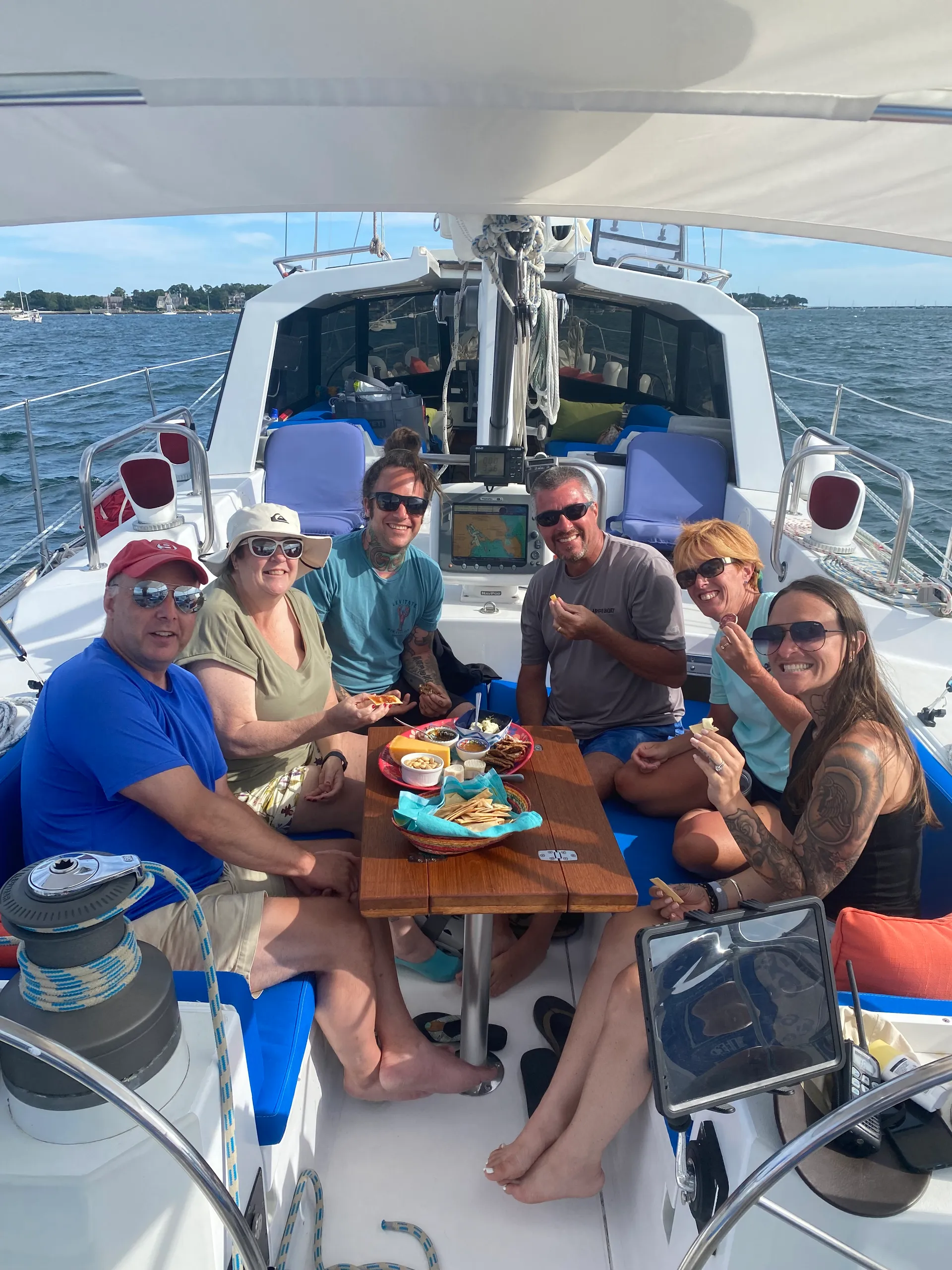 Day Sailing in New England is the best on our  sailing yacht ARTEMIS