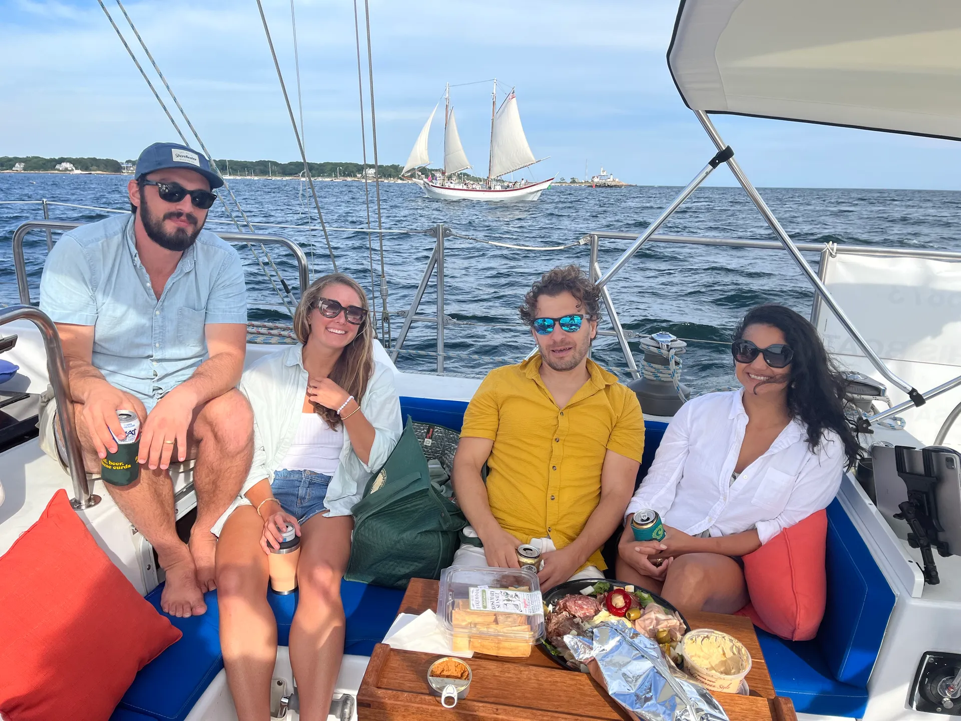Day Sailing in New England is the best on our  sailing yacht ARTEMIS