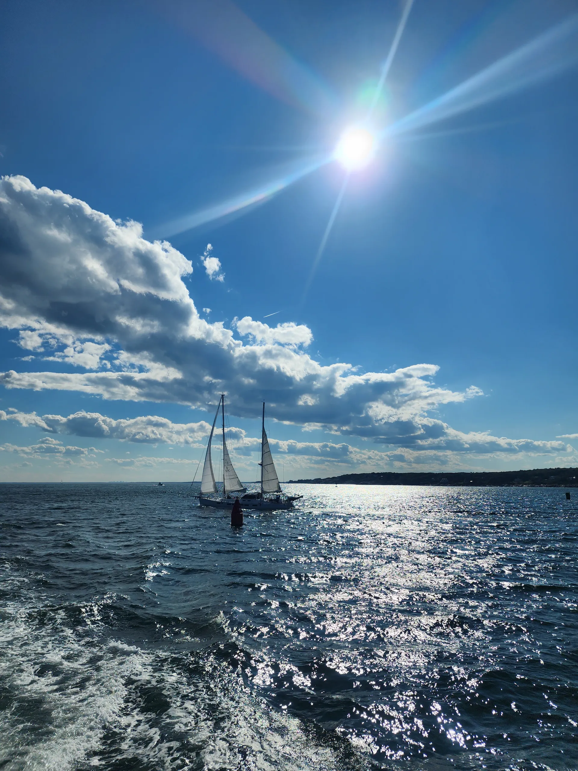 Day Sailing in New England is the best on our  sailing yacht ARTEMIS