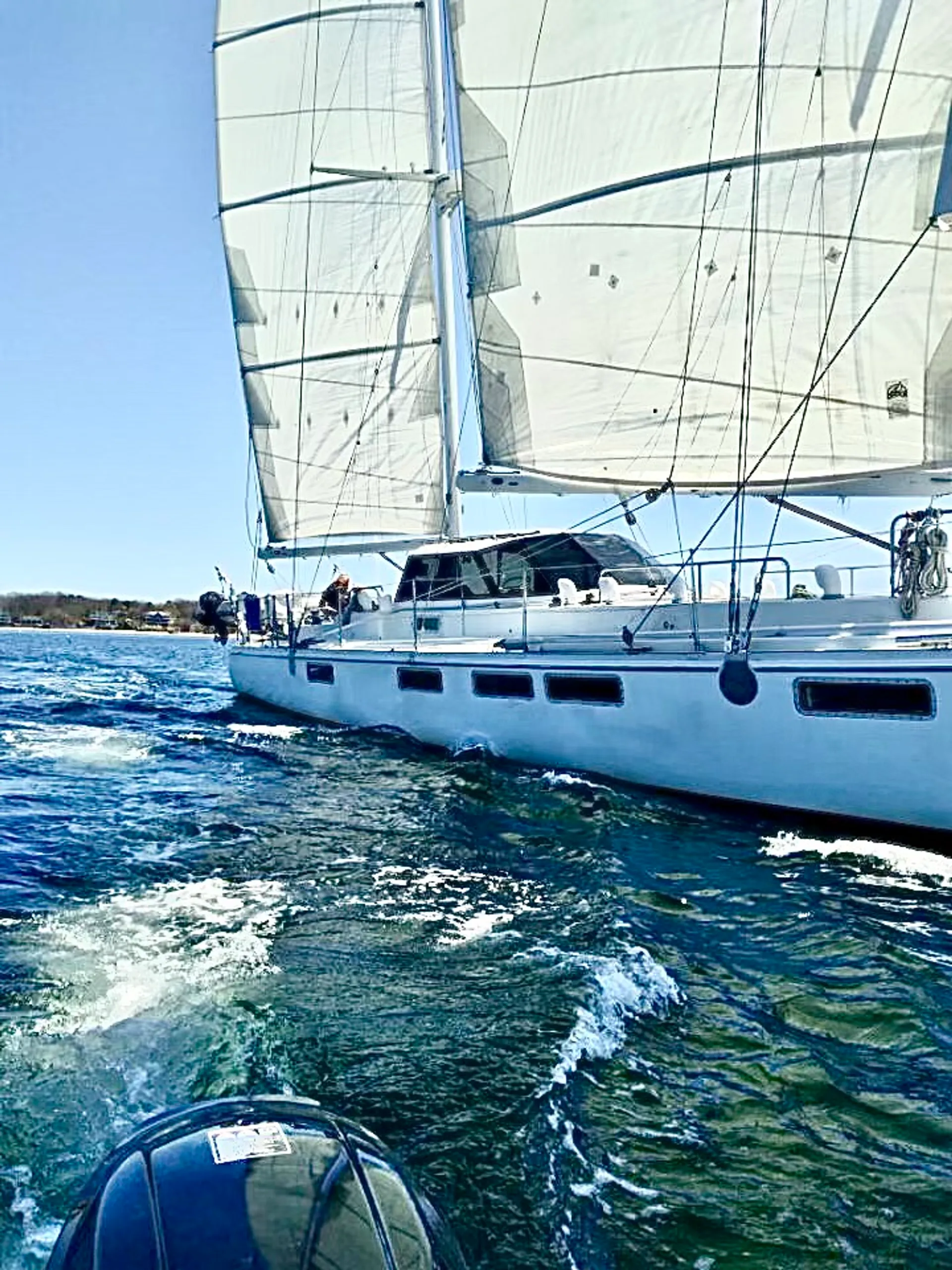 Day Sailing in New England is the best on our  sailing yacht ARTEMIS