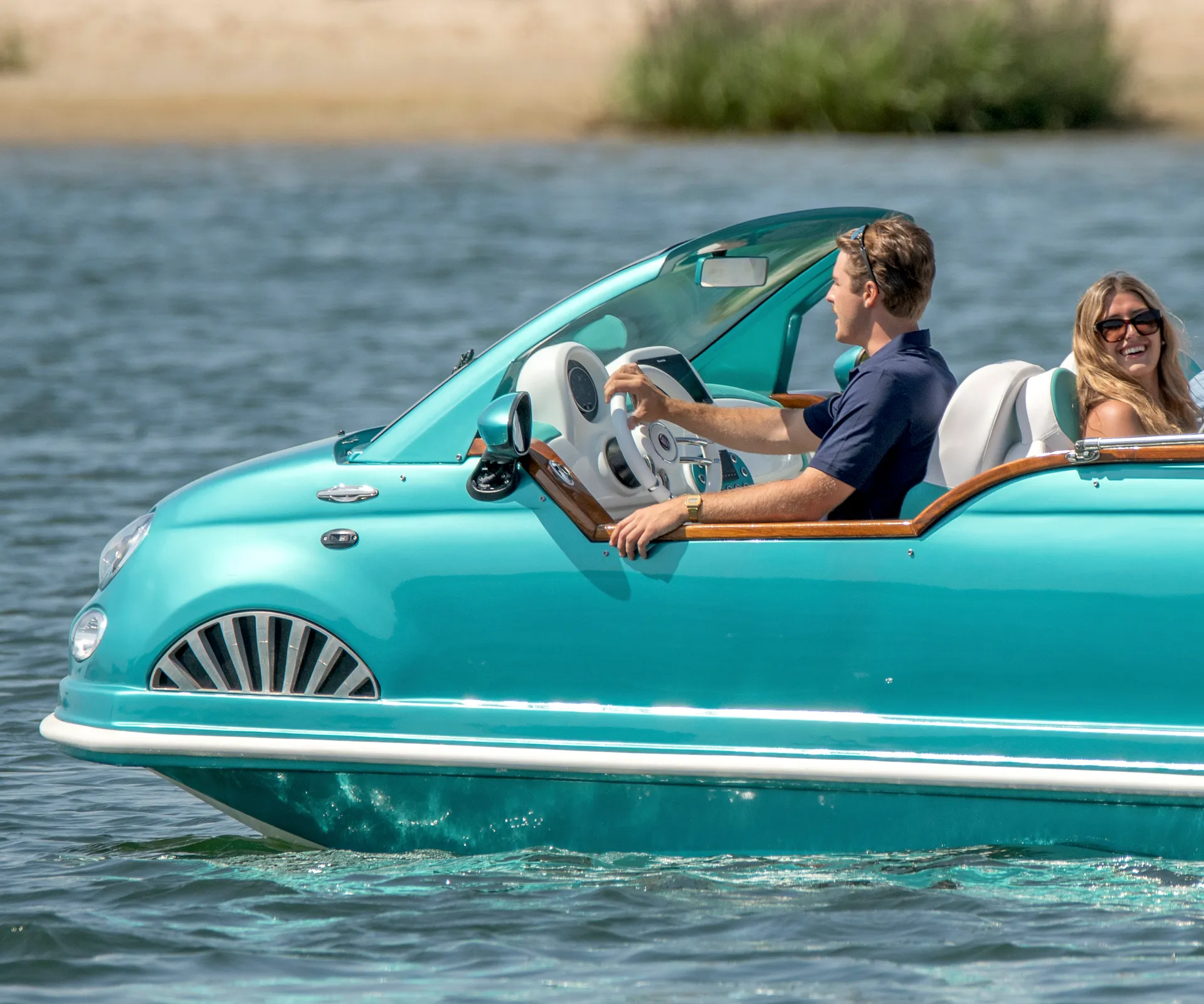Fiat Motor Limited Edition Fiat 500 Car Boat in Sag Harbor, NY — photo 2
