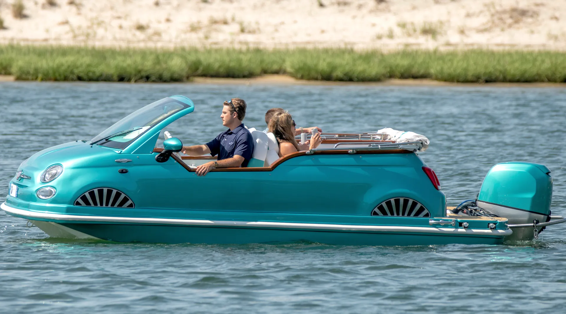 Fiat Motor Limited Edition Fiat 500 Car Boat in Sag Harbor, NY — photo 5