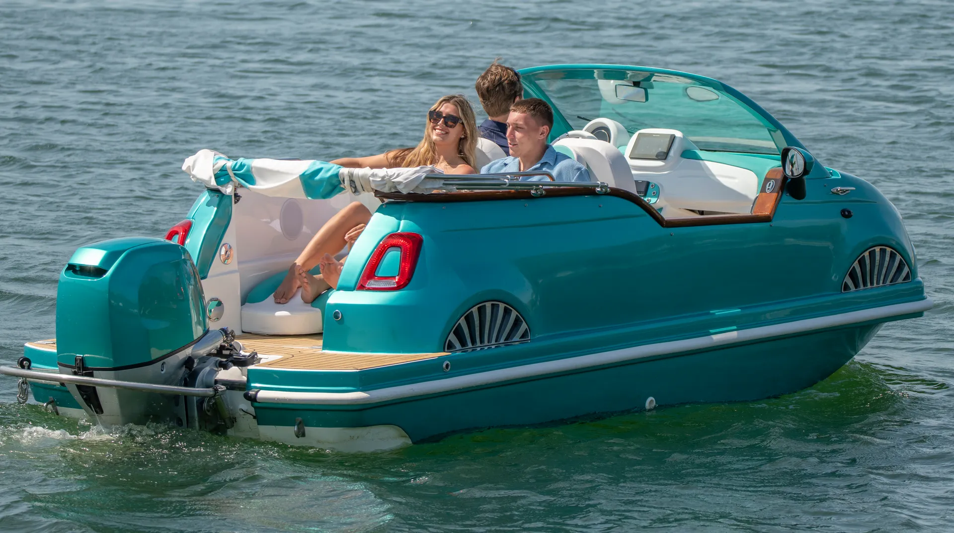 Fiat Motor Limited Edition Fiat 500 Car Boat in Sag Harbor, NY — photo 4