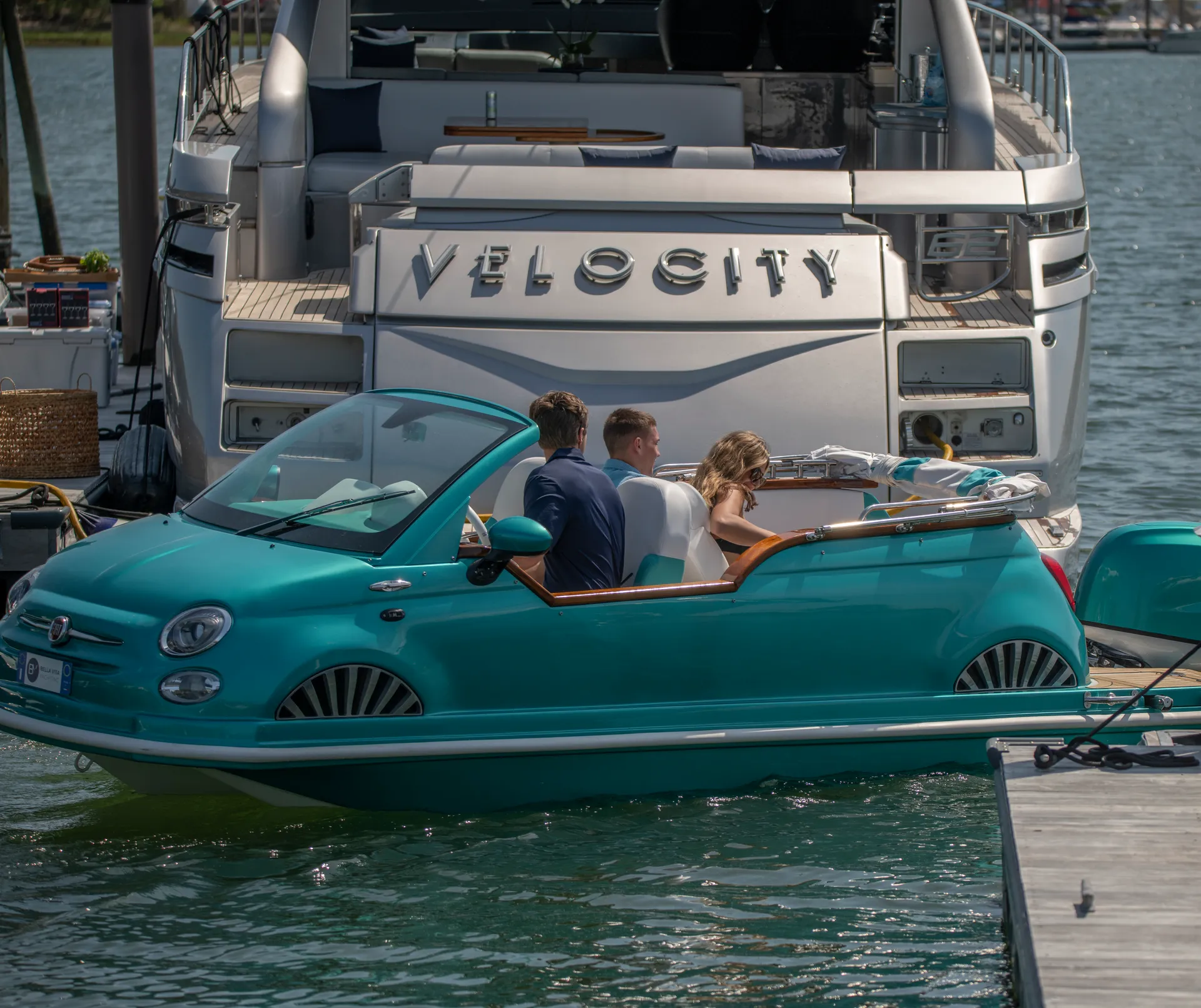 Fiat Motor Limited Edition Fiat 500 Car Boat in Sag Harbor, NY — photo 7