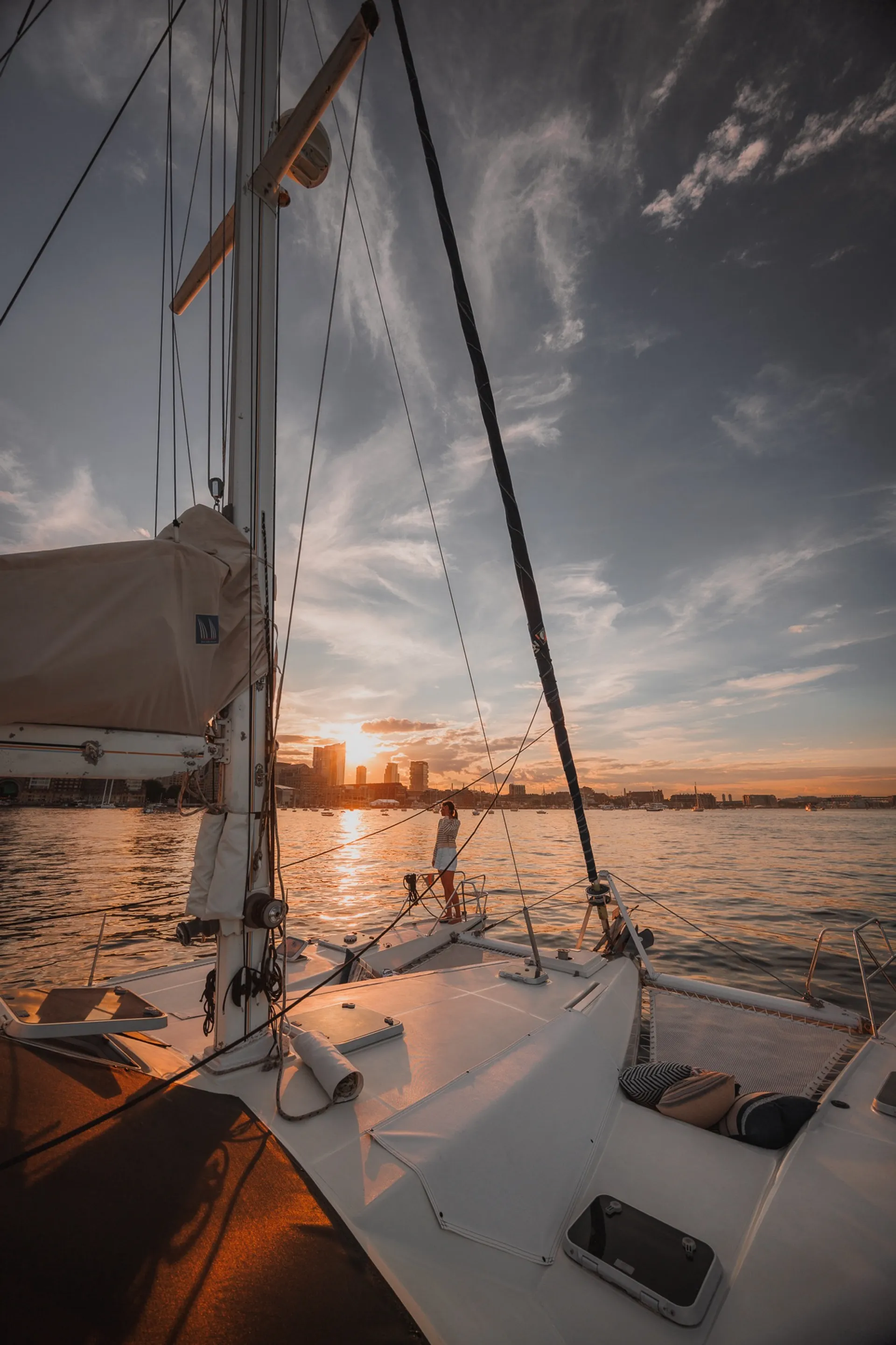 Private Luxury Catamaran Charter | 6 Guests | Boston Harbor