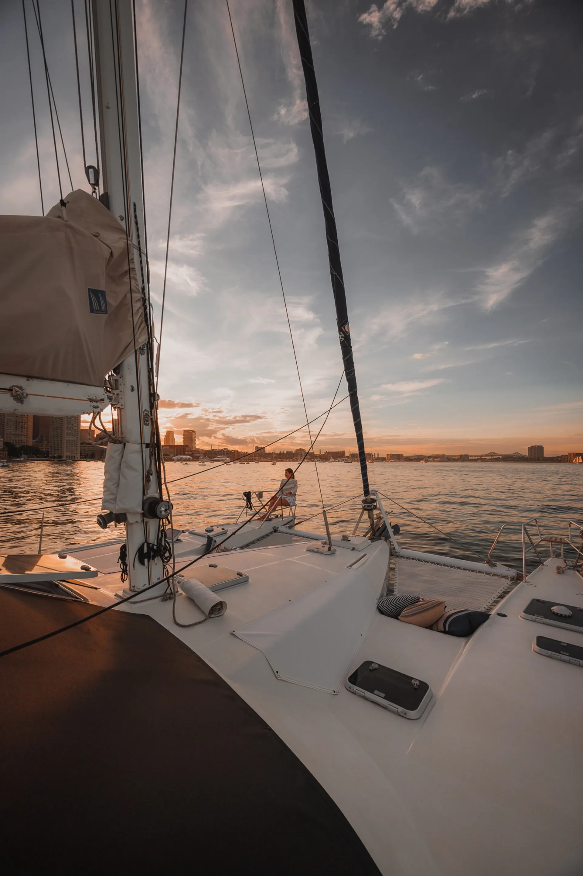 Private Luxury Catamaran Charter | 6 Guests | Boston Harbor