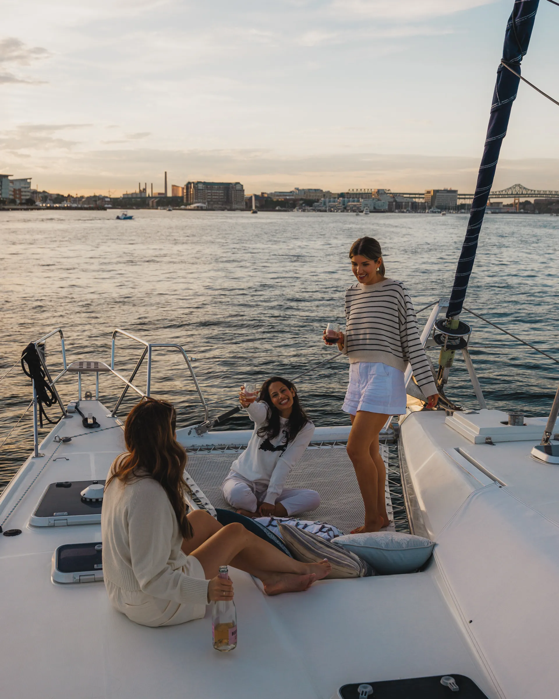 Private Luxury Catamaran Charter | 6 Guests | Boston Harbor