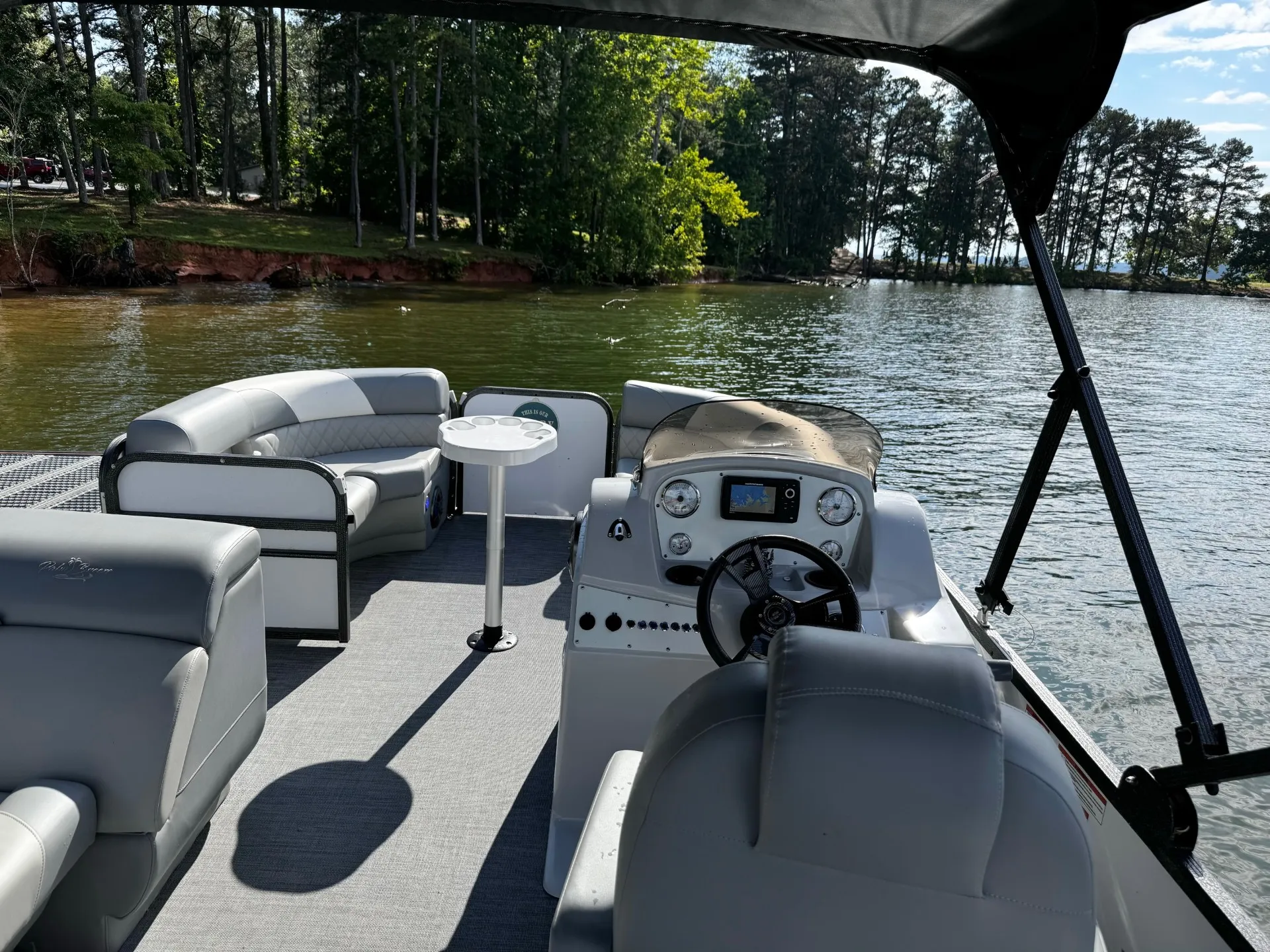 Brand New Premium Luxury Pontoon Boat on Lake Lanier